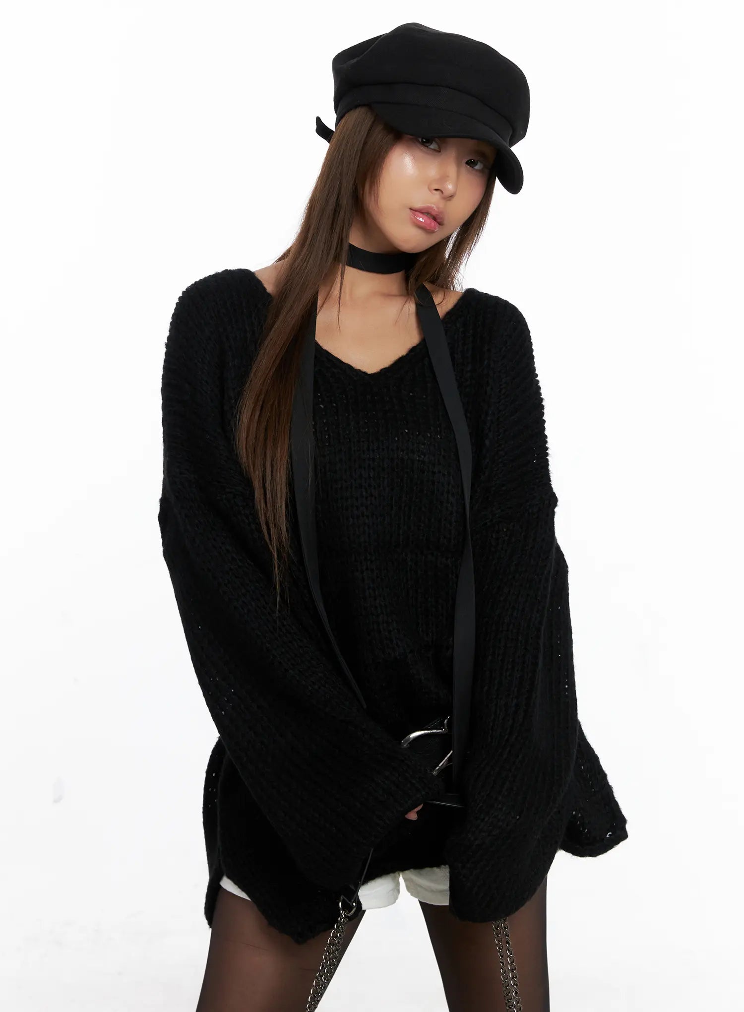 Chunky Loose-Fit Sweater CS524