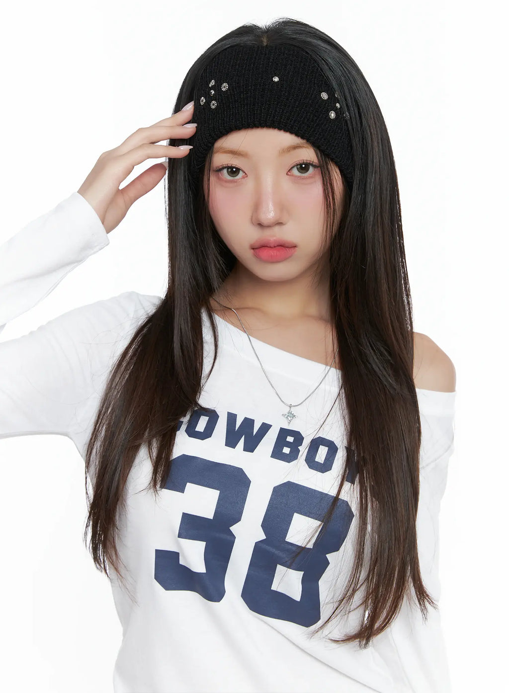 Studded Knit Headband CS503