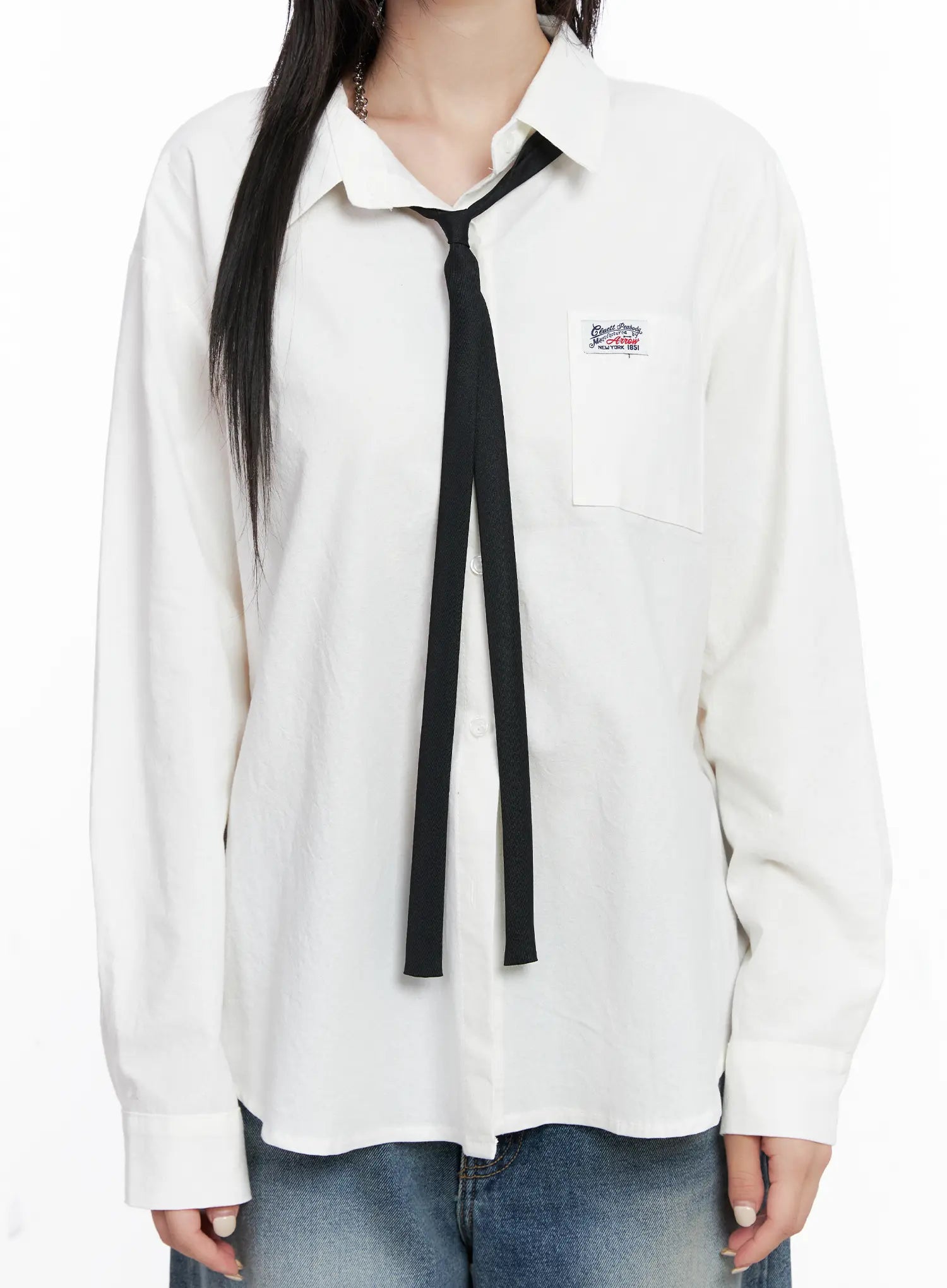 Adjustable Slim Two-Piece Tie CS510