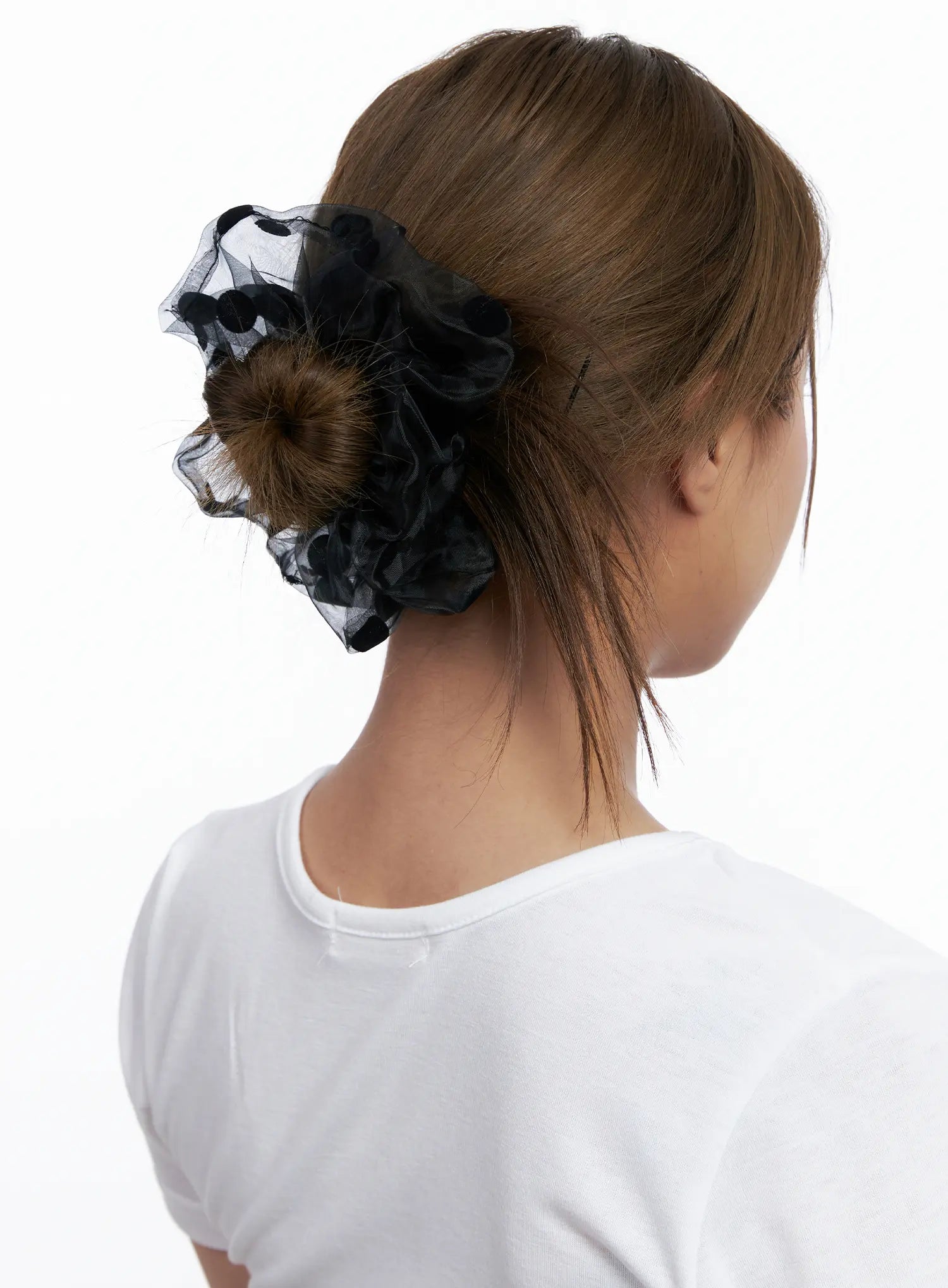 Chic Polka-Dot Scrunchie CL514
