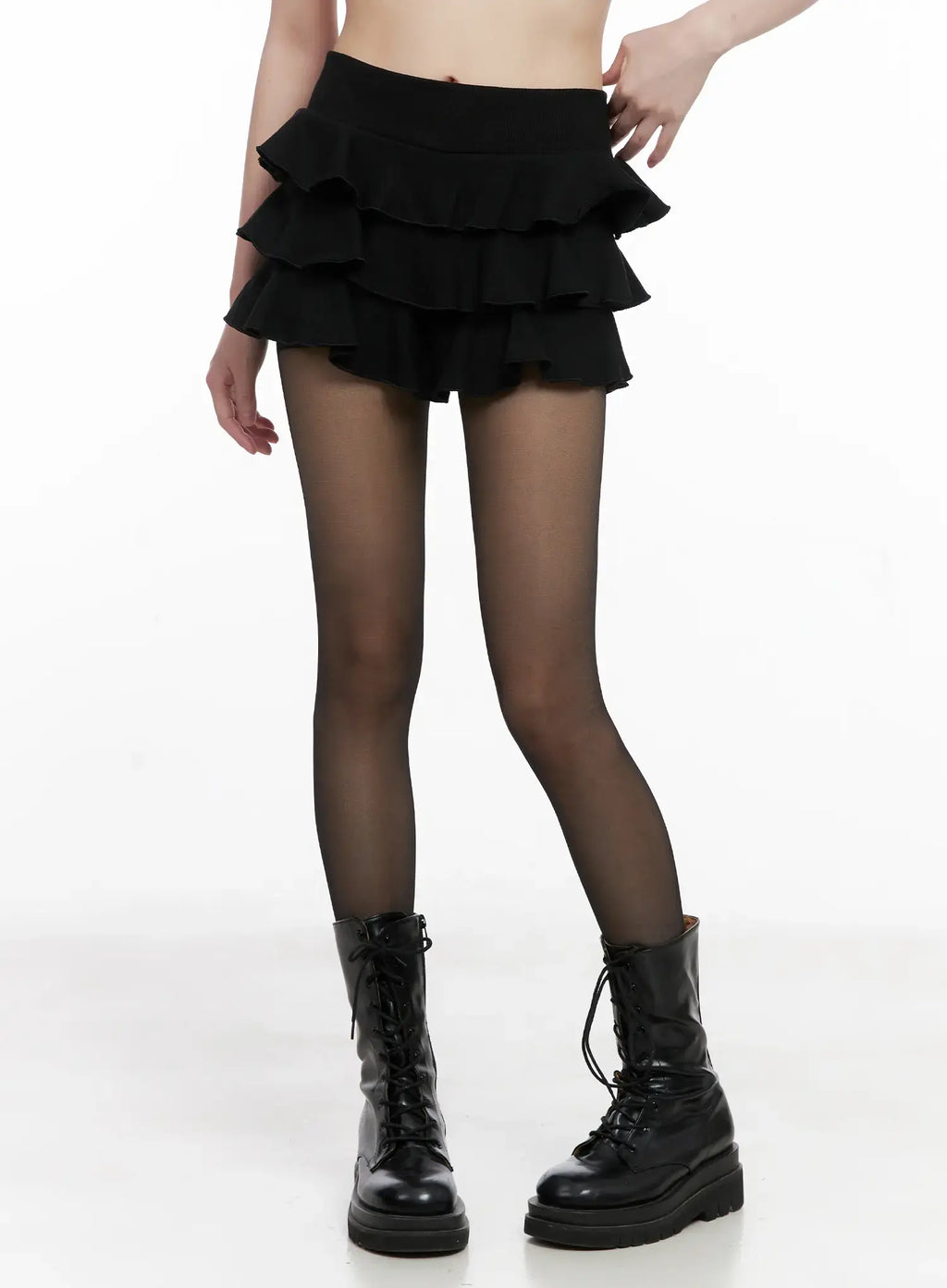 Ruffle Layer Mini Skirt GC515