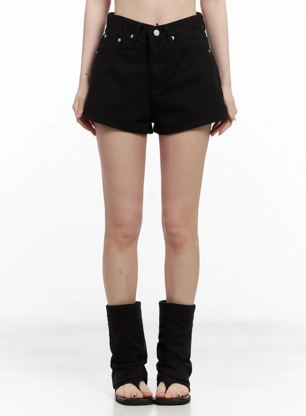 Essential High-Waist Cotton Shorts CL501
