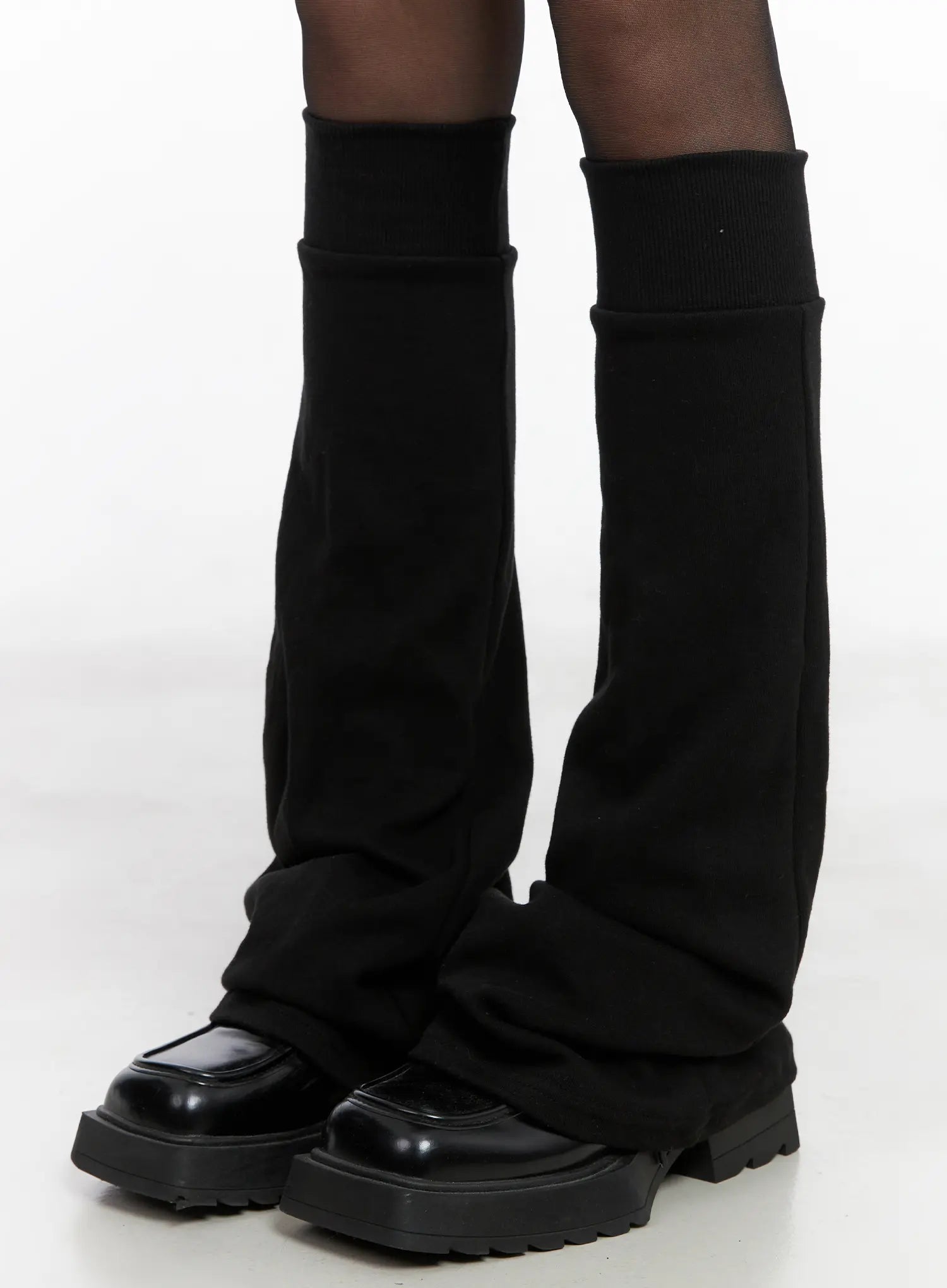 Chic Black Bootcut Leg Warmers CG515