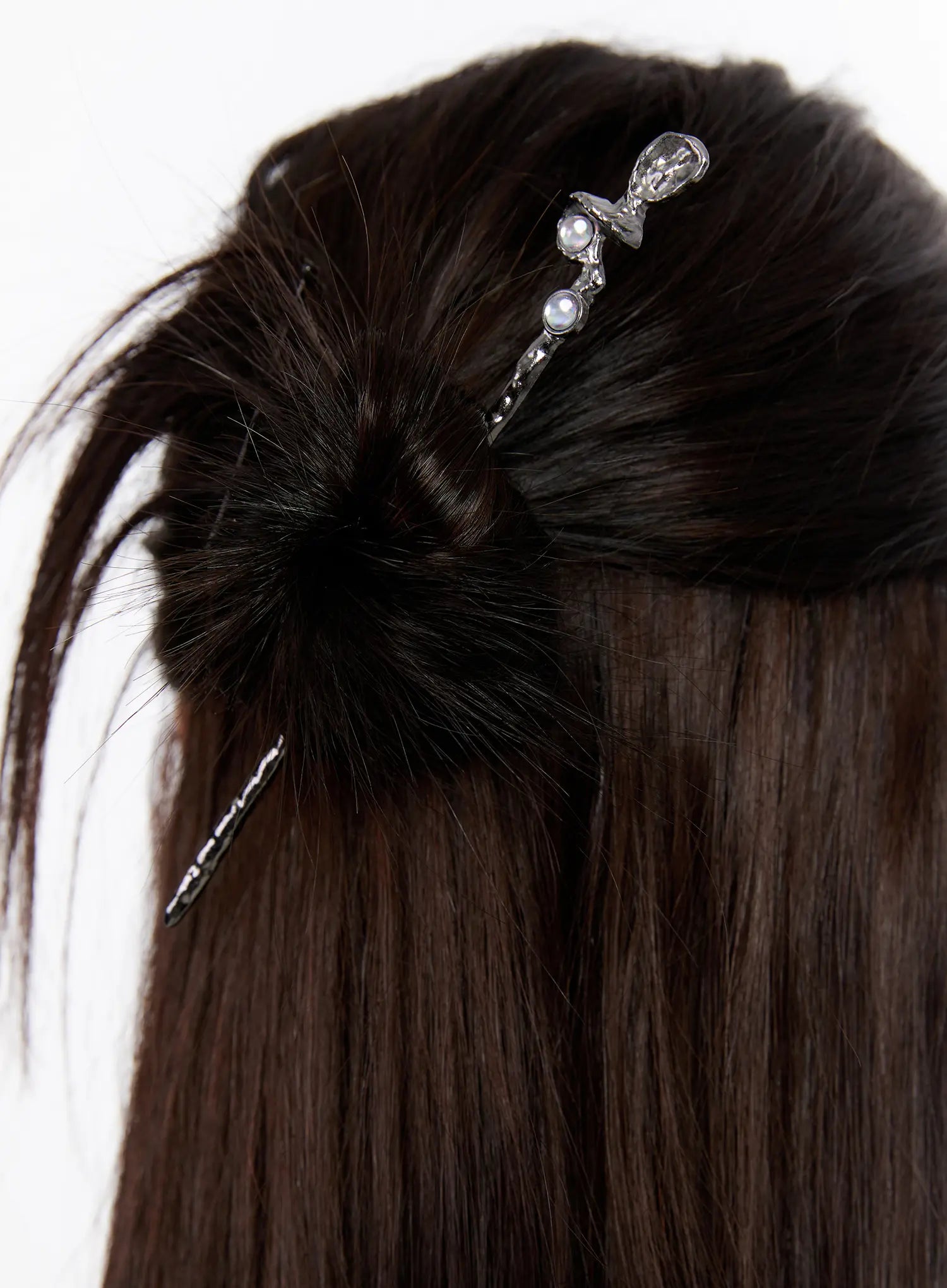 Vintage Black Cubic Hair Stick CO501
