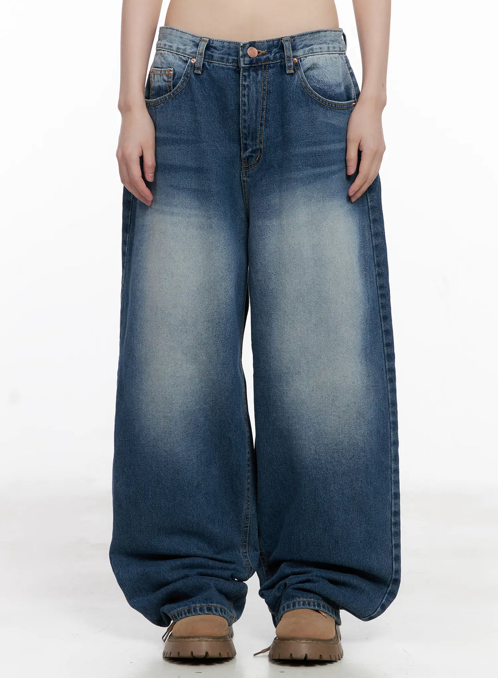 Aylani Washed Embroidered Jeans CG518