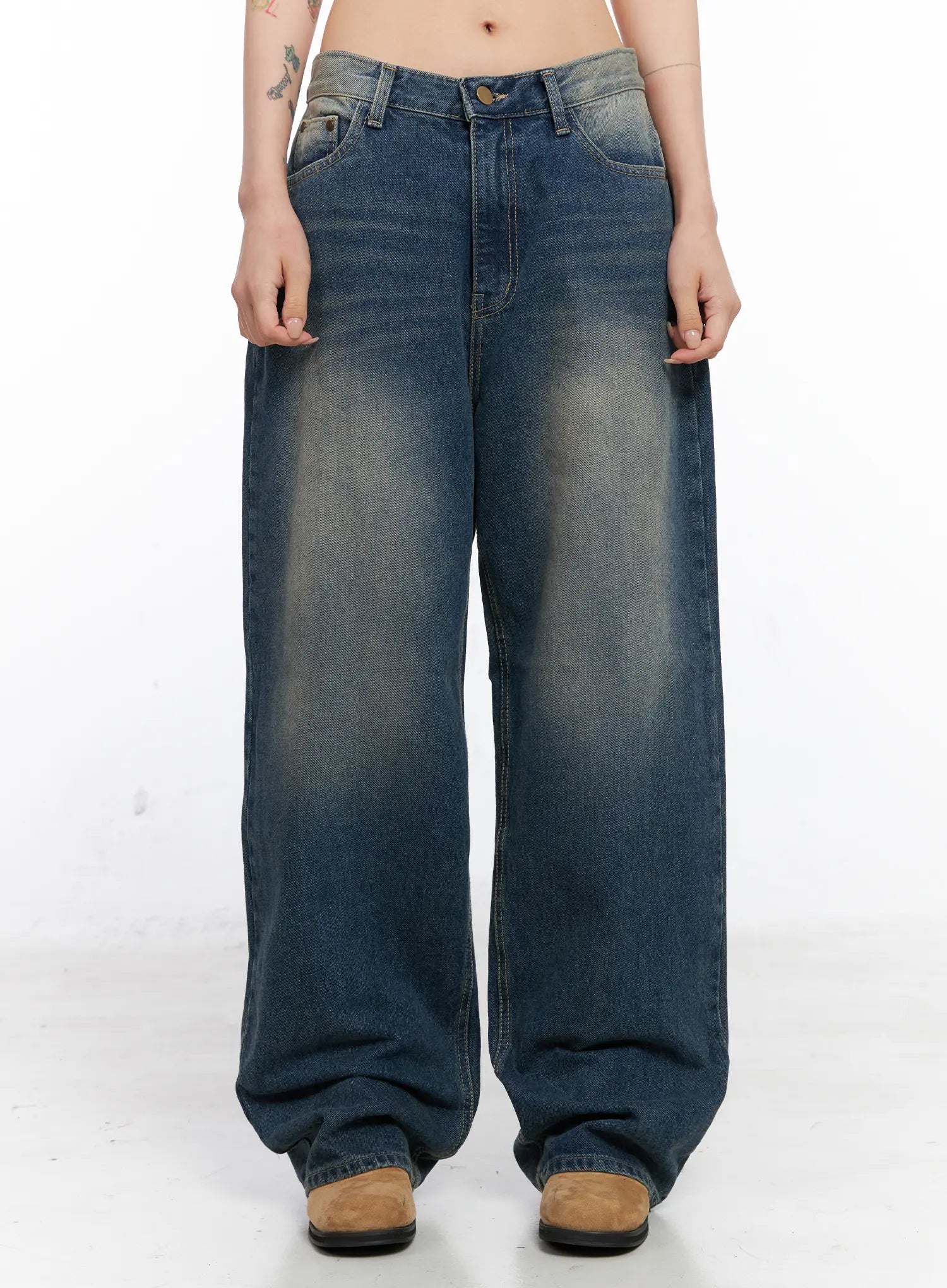 Xyla Vintage Pocket Baggy Jeans CO507