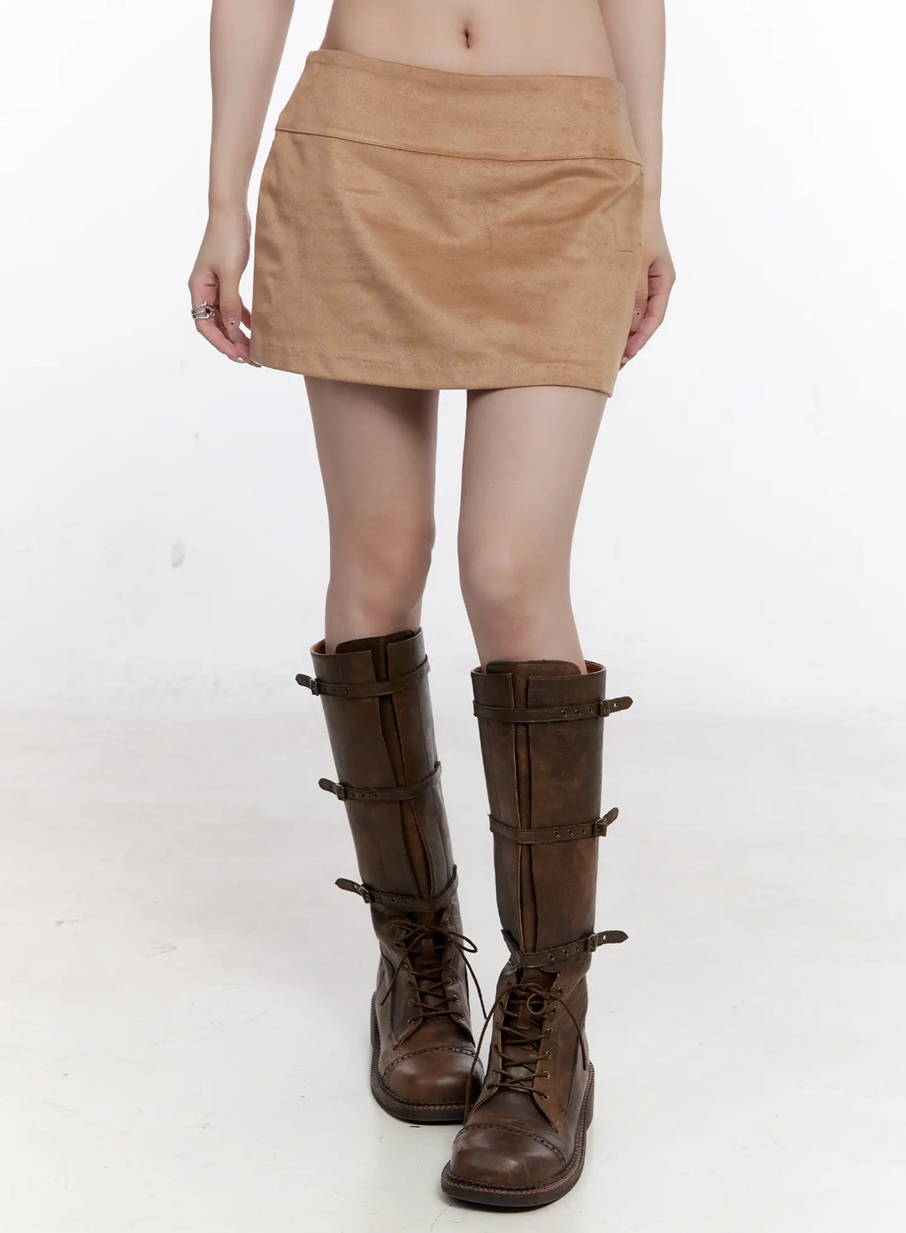 Chic Suede Mini Skirt CO501