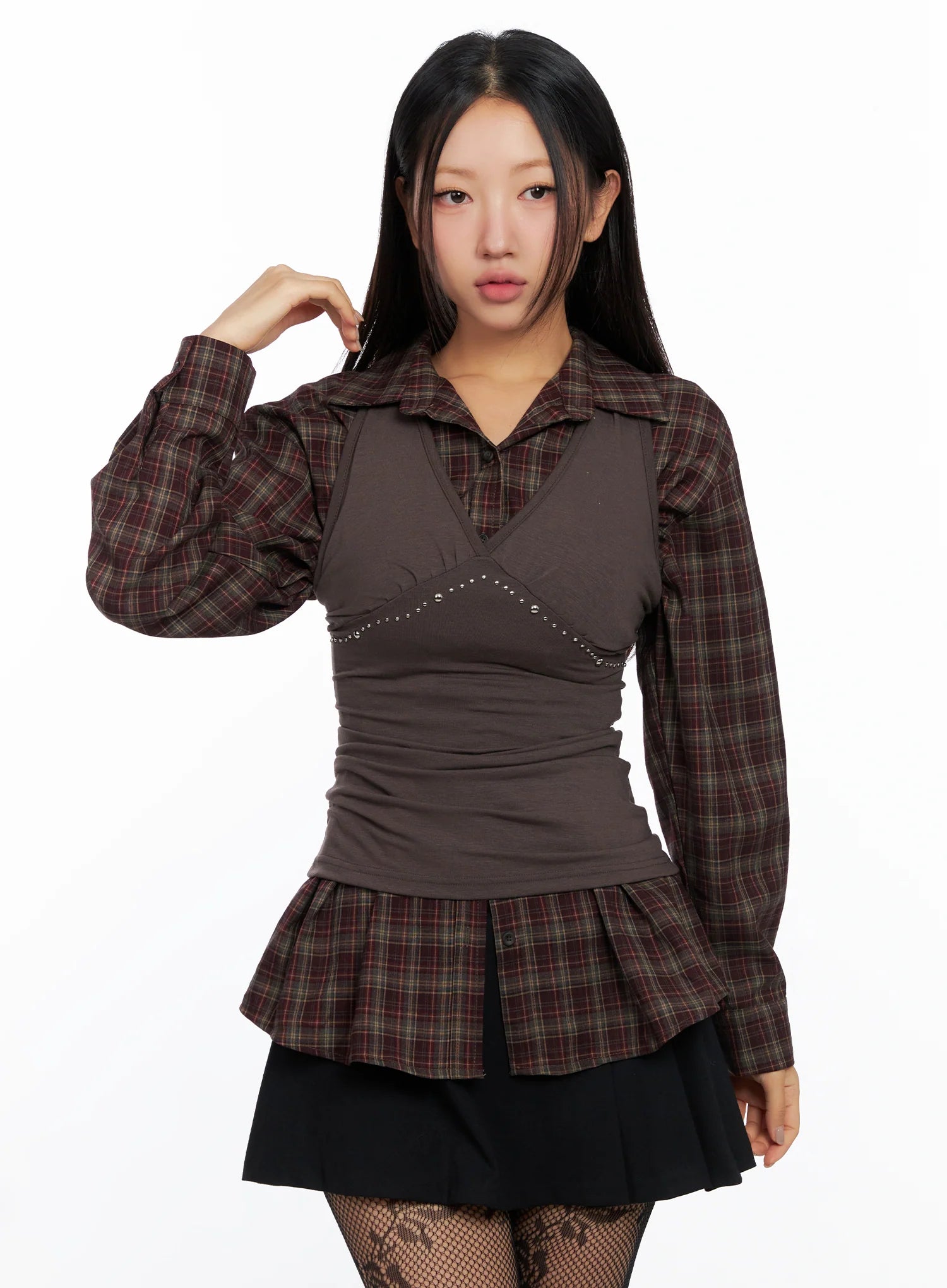 Studded Halter SleeveLess Top CO515