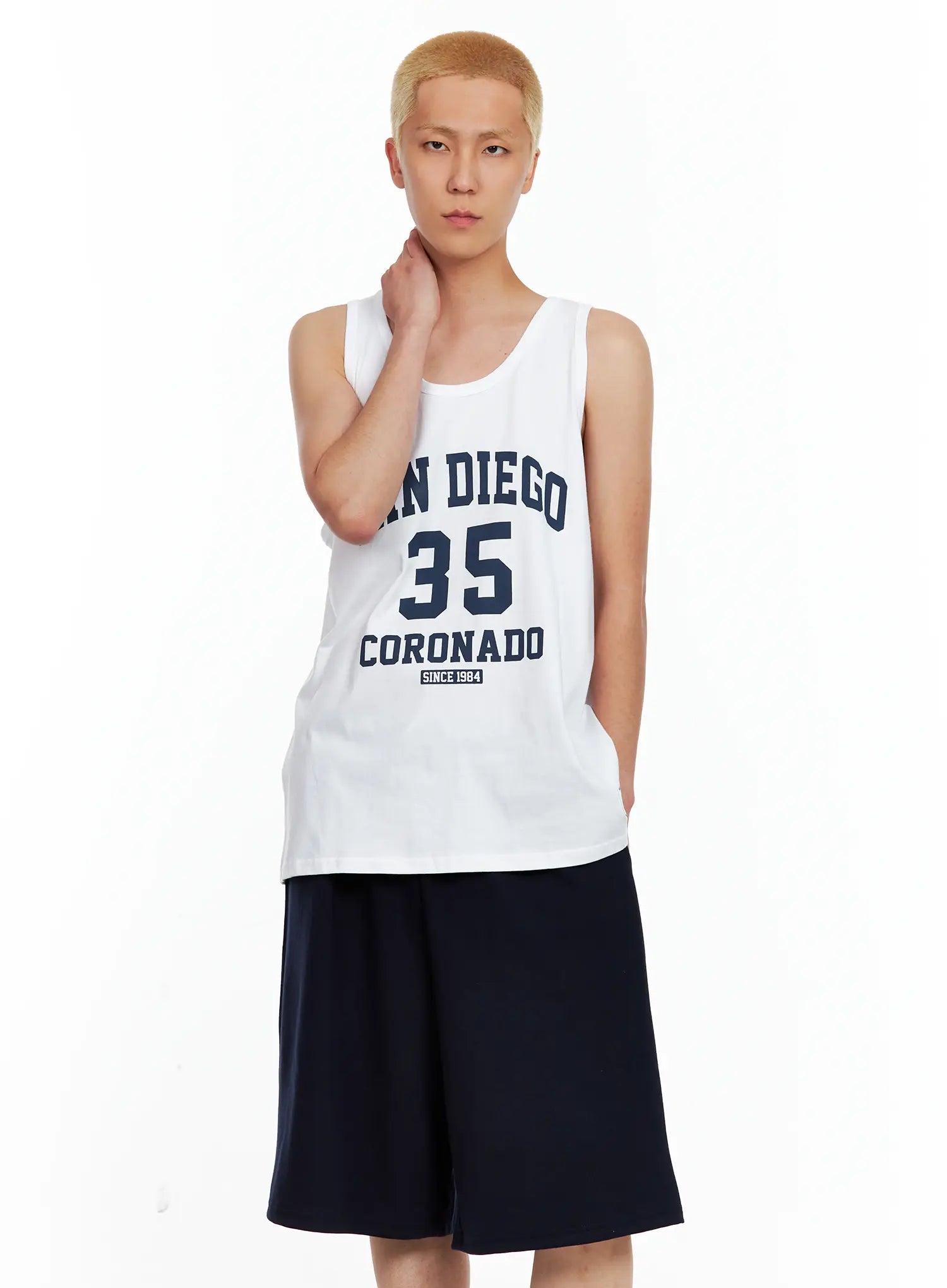 Men's San Diego Graphic Sleeveless Top IL514