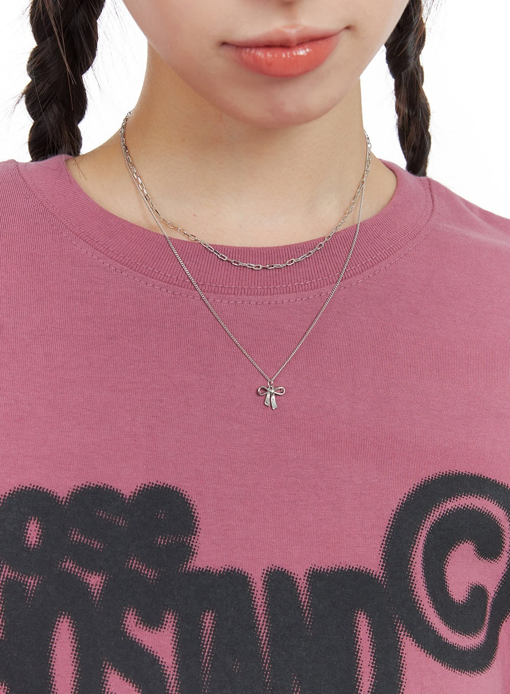 Alio Two Line Necklace IG406