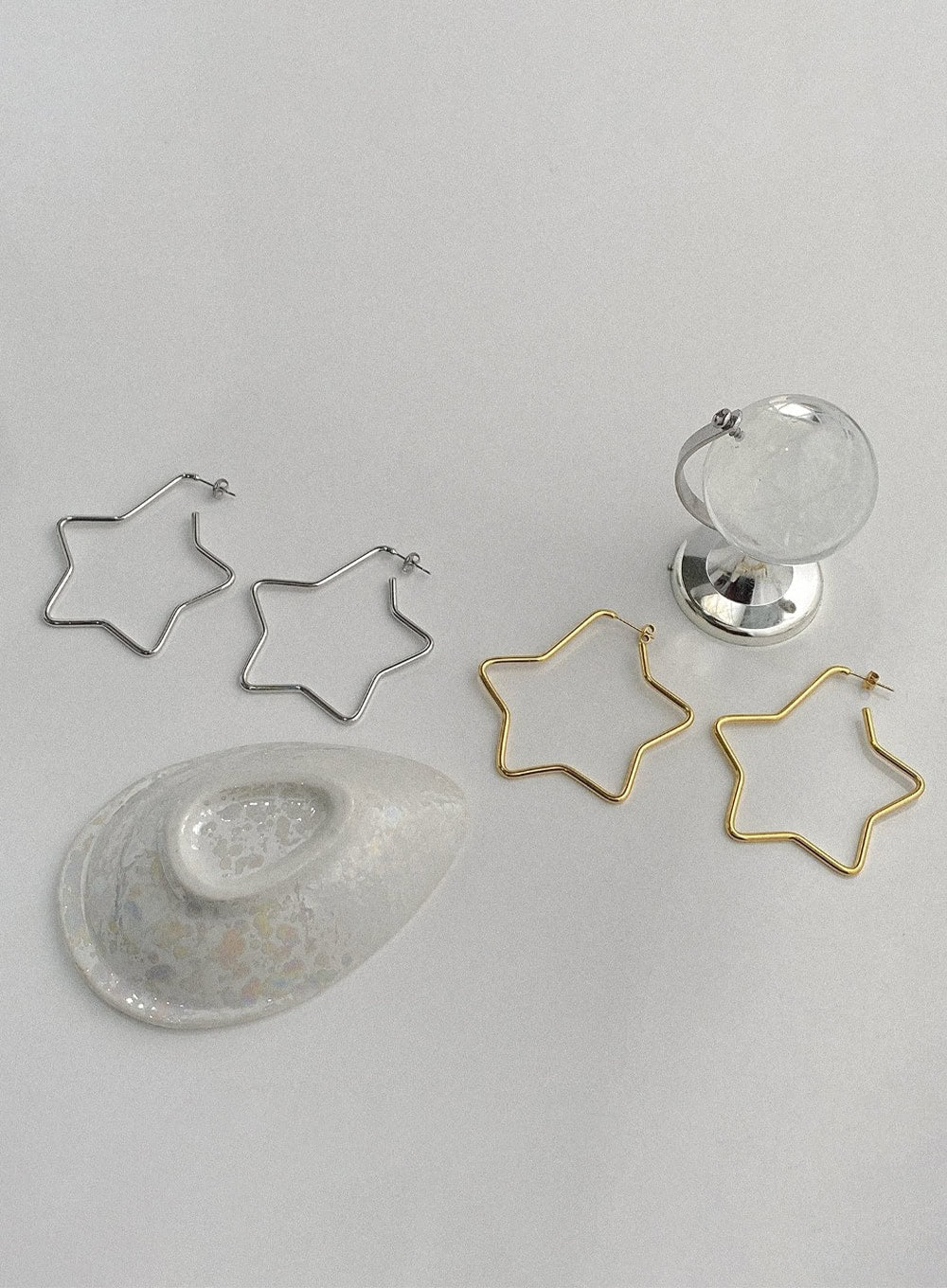 Orbit Big Star Earrings IA517