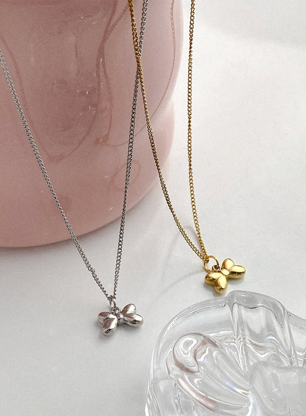 Whimsy Ribbon Necklace IA517