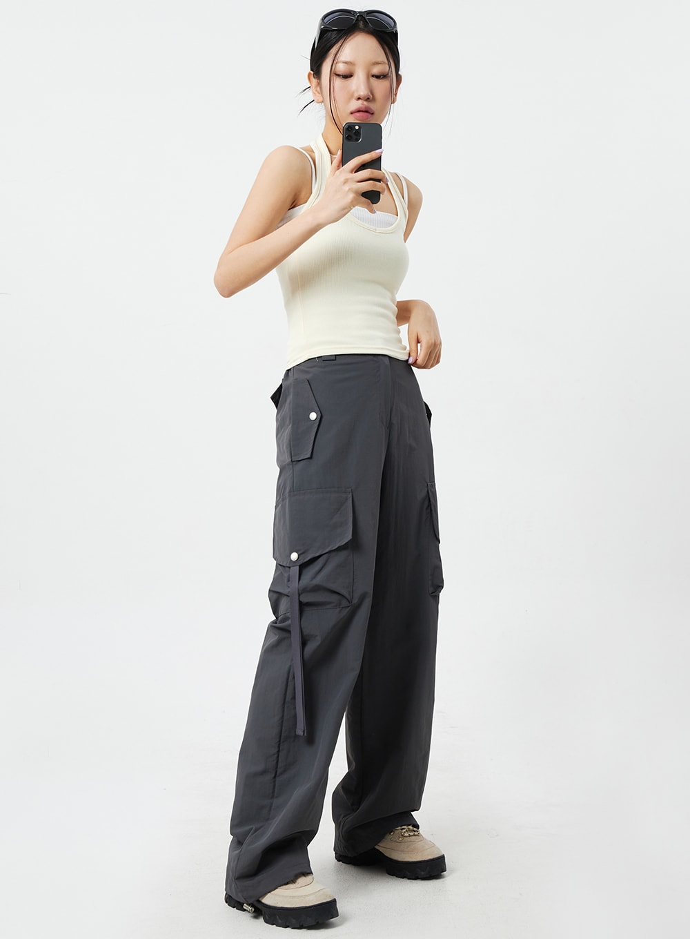 Neck Strap Knit Top CM324