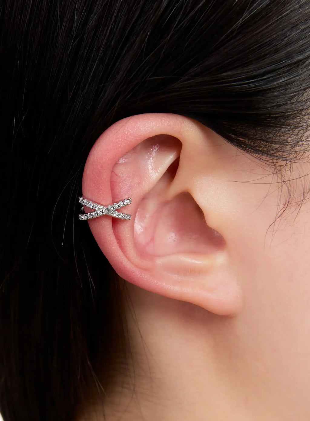 Mamin Cross Earcuff (1Pcs) IU527