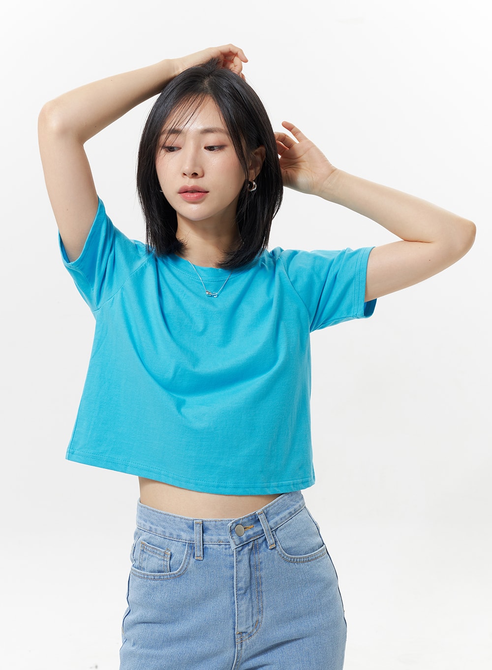 Cropped Color Tee OY330