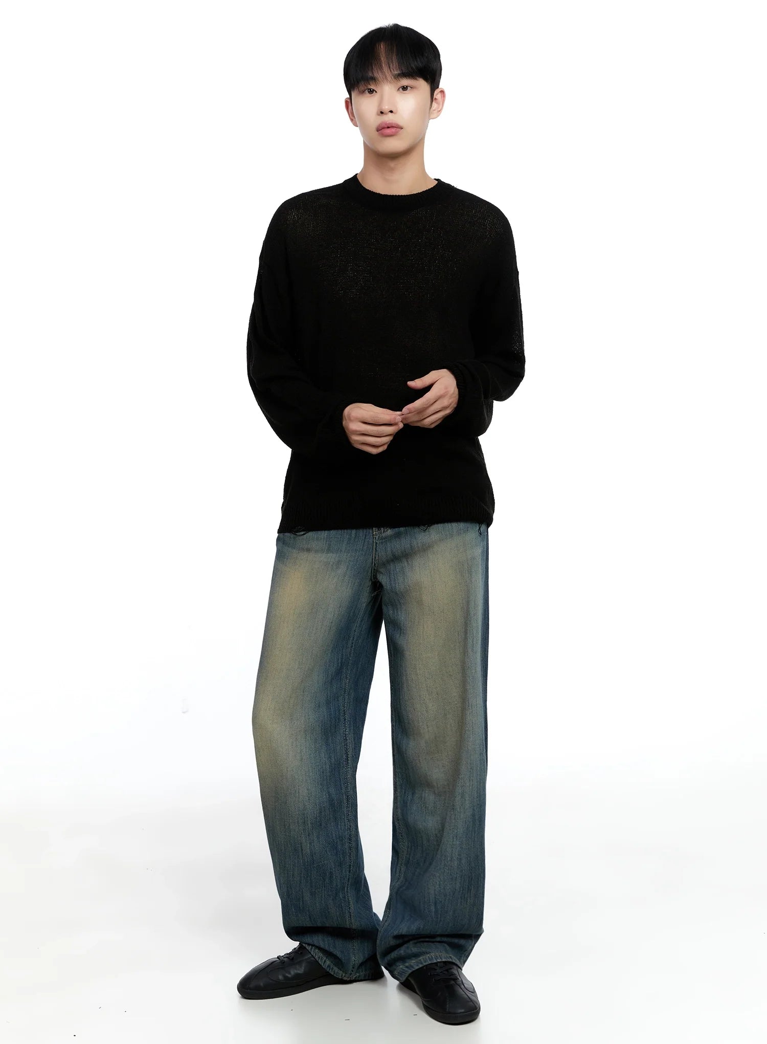 Men's Vintage Wide-Leg Jeans IG520