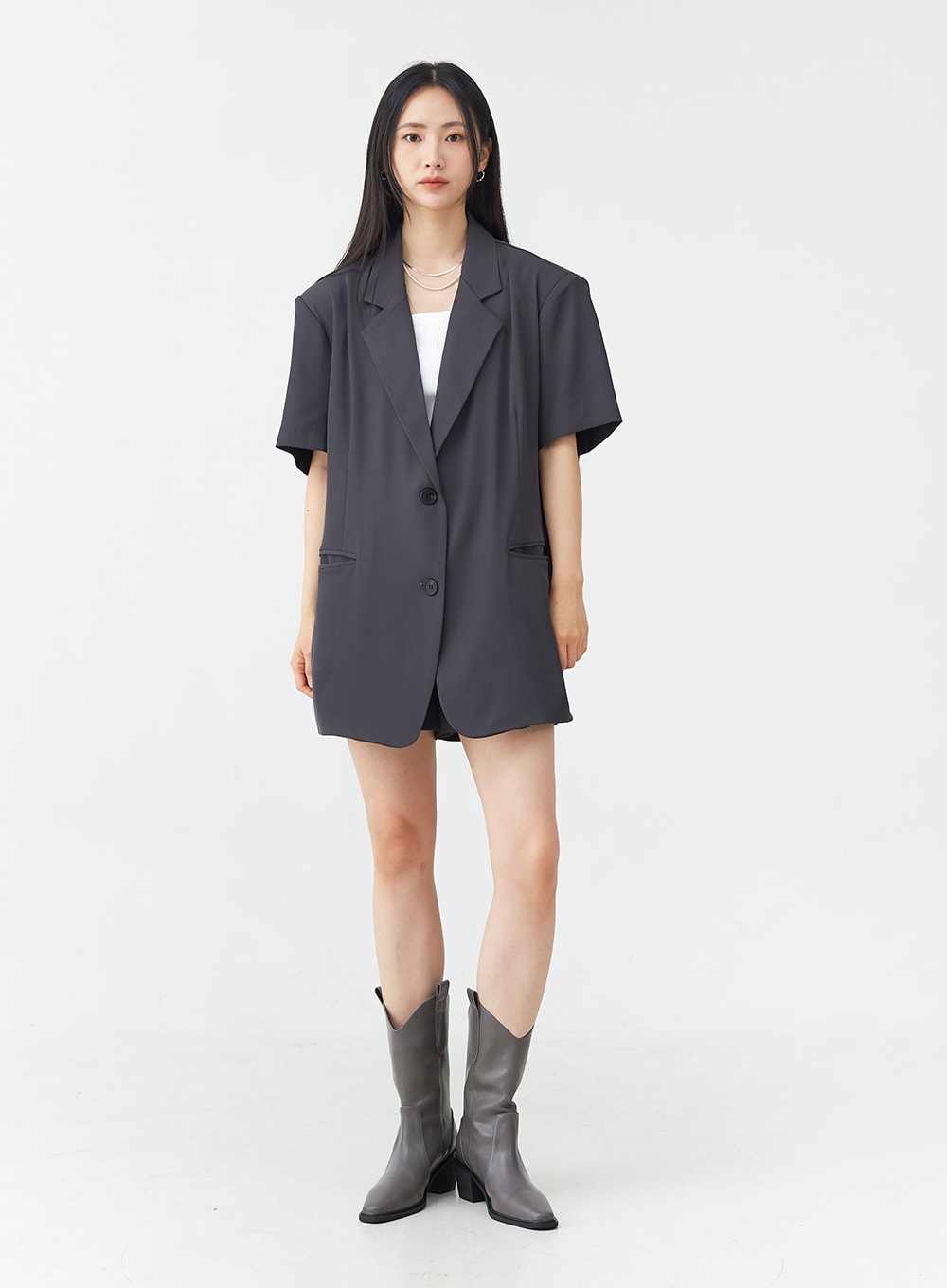 Pearl Layered Two-way Necklece OG04