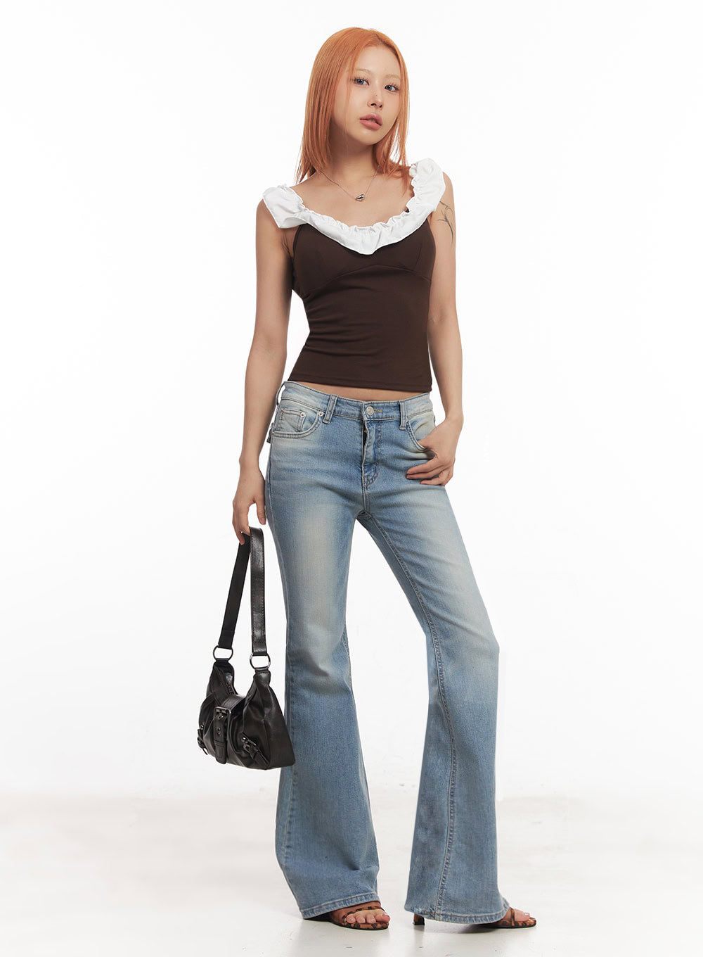 May Washed Flared Jeans IA515