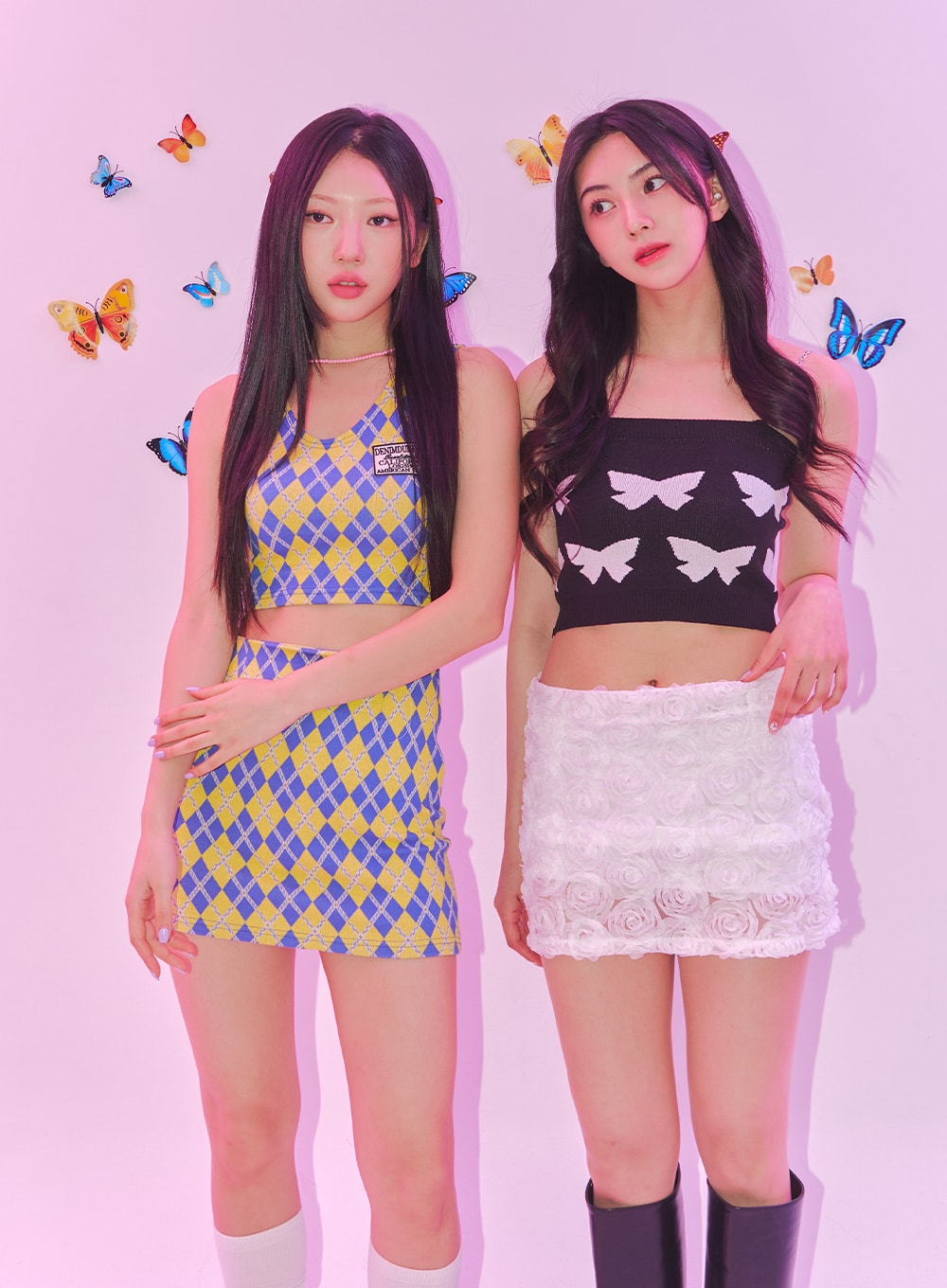 Pinky Beads Necklace BM304