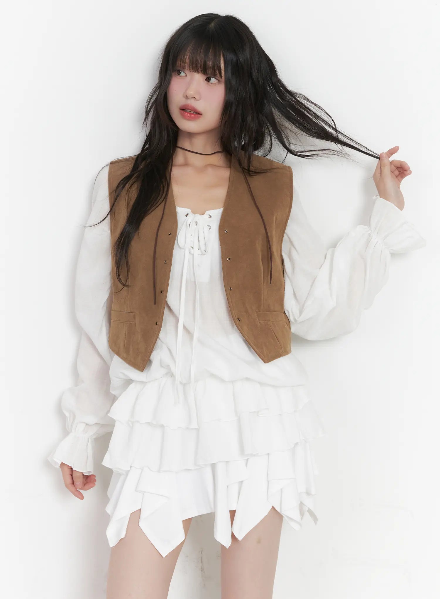 Vintage Cropped Vest CU520