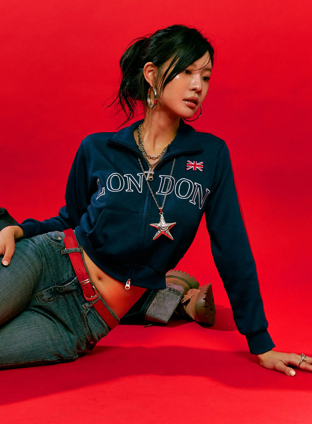 London Contrast Zip-Up Jacket CS510