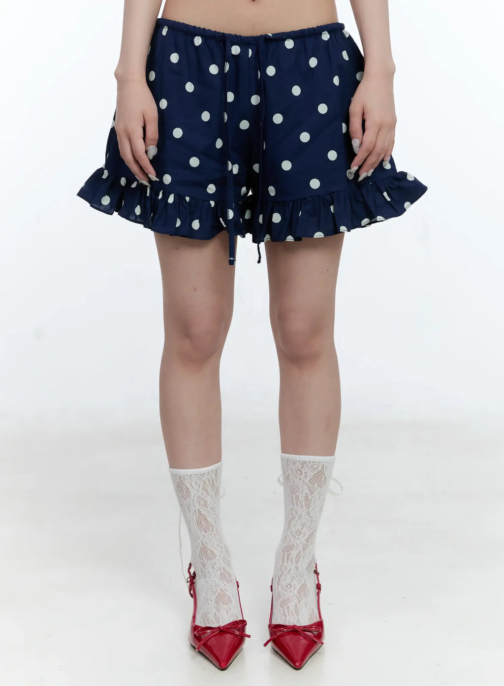 Polka-Dot Ruffle Shorts CG501