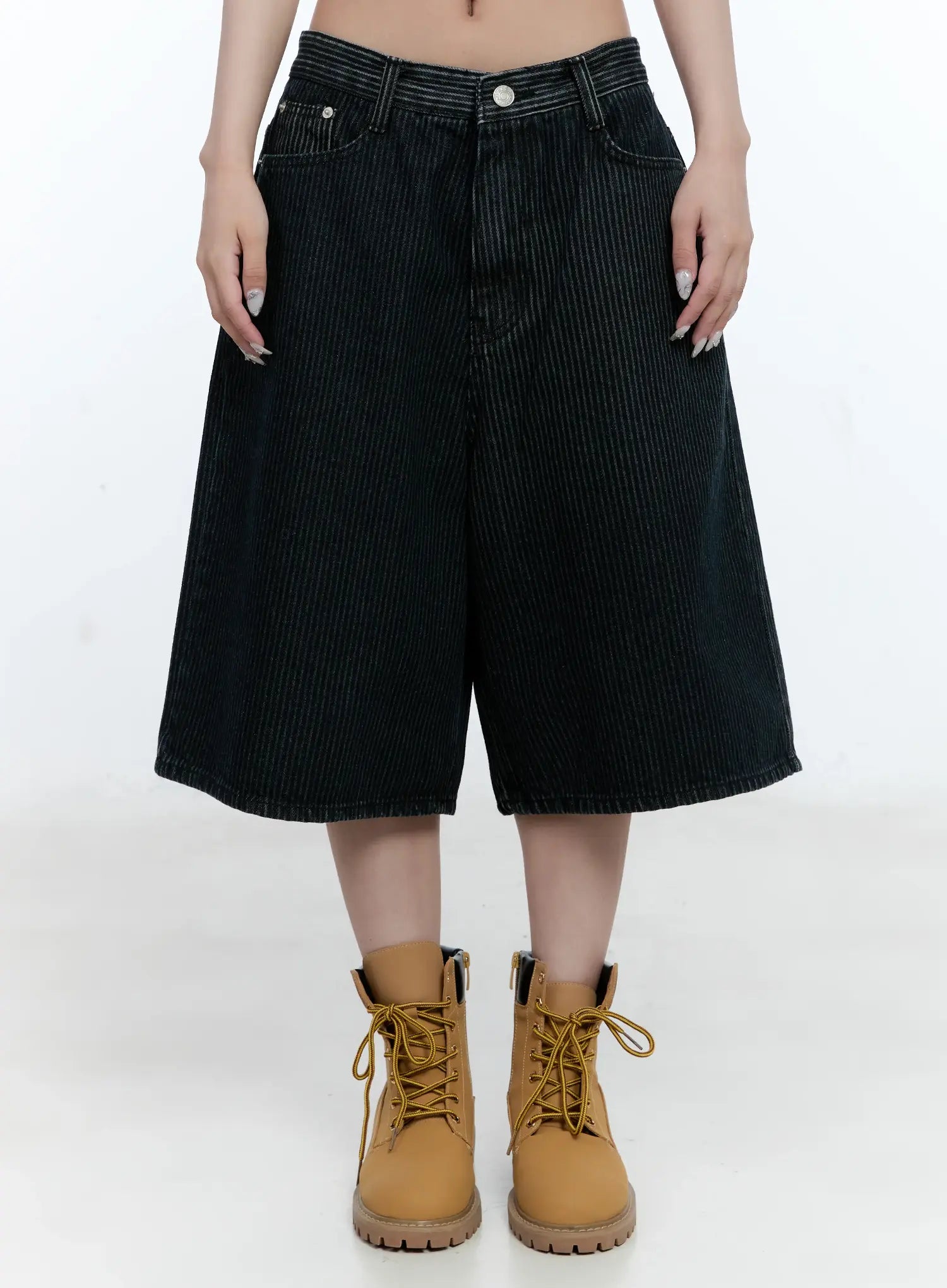 Striped Casual Jorts CG501