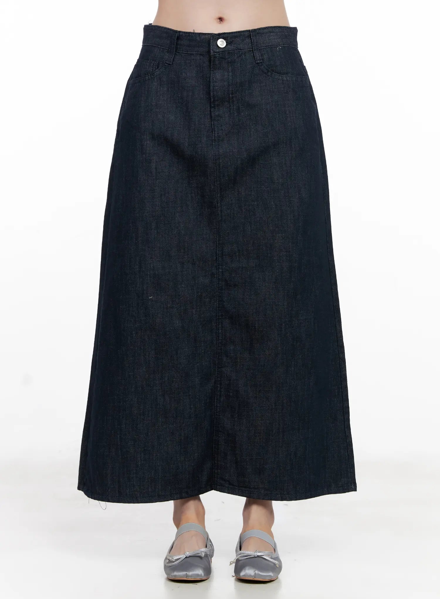 Side-Slit Long Skirt CL523