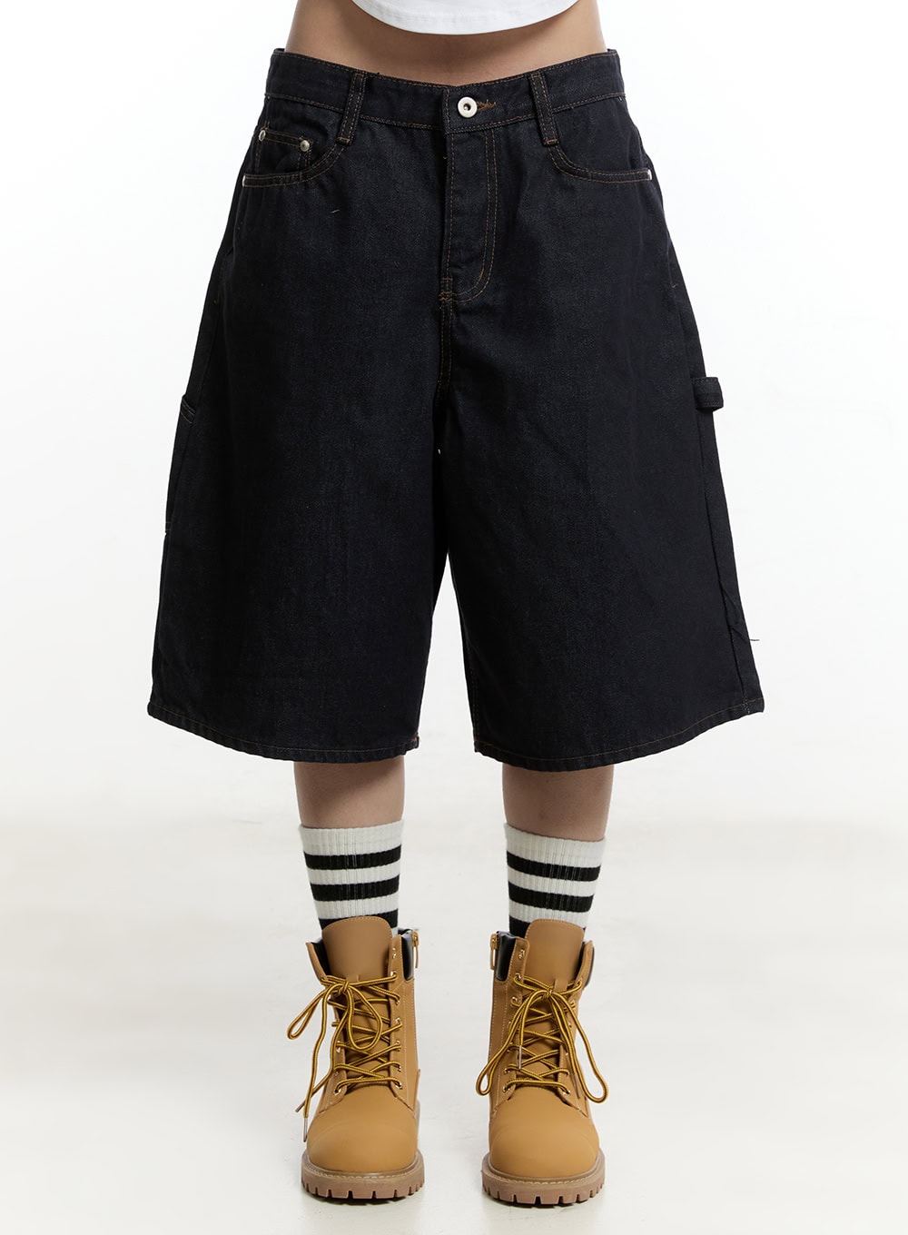 Carpenter Denim Wide-Leg Jorts CY501