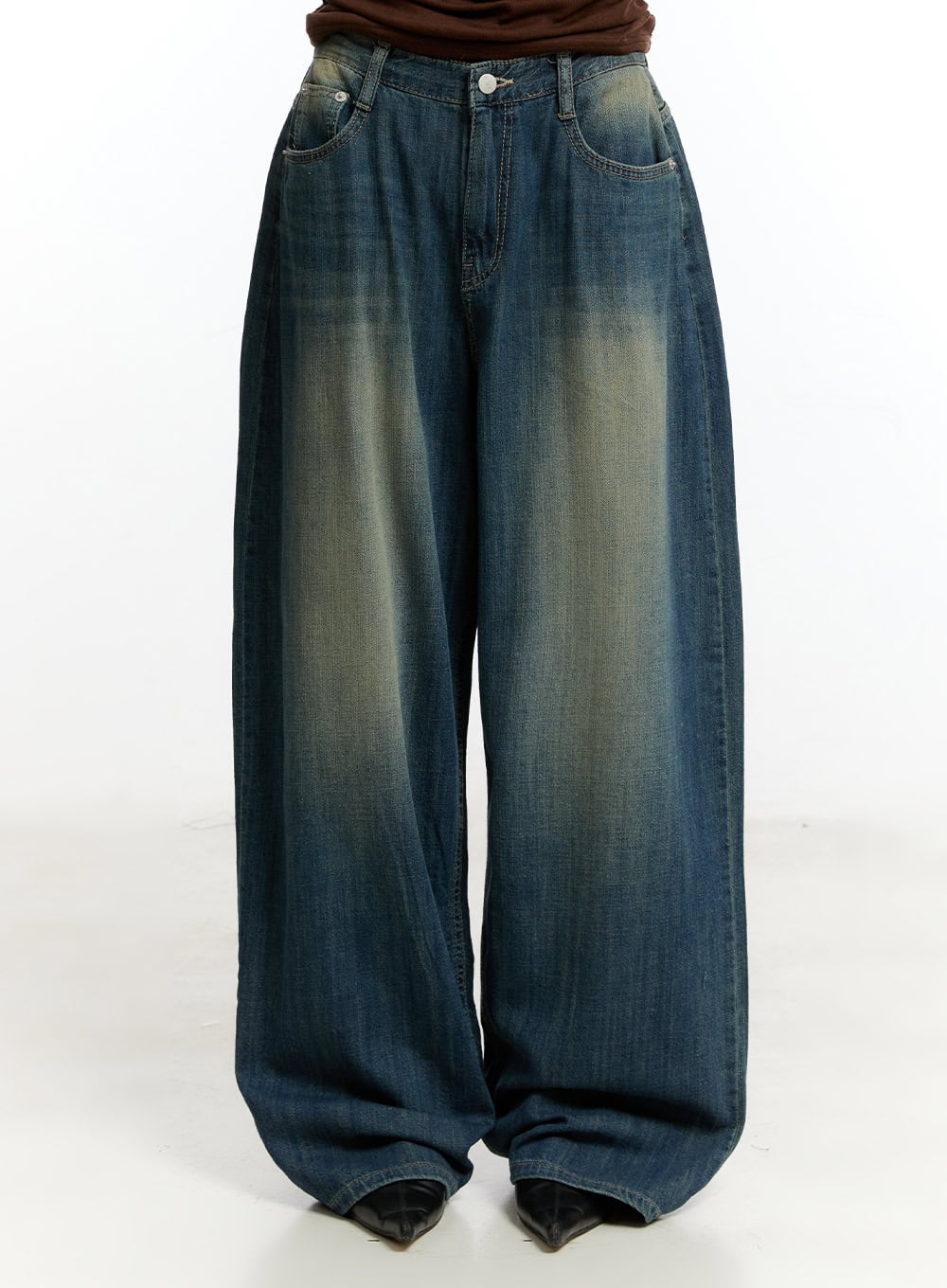 Zorina Washed Wide-Leg Jeans CY501