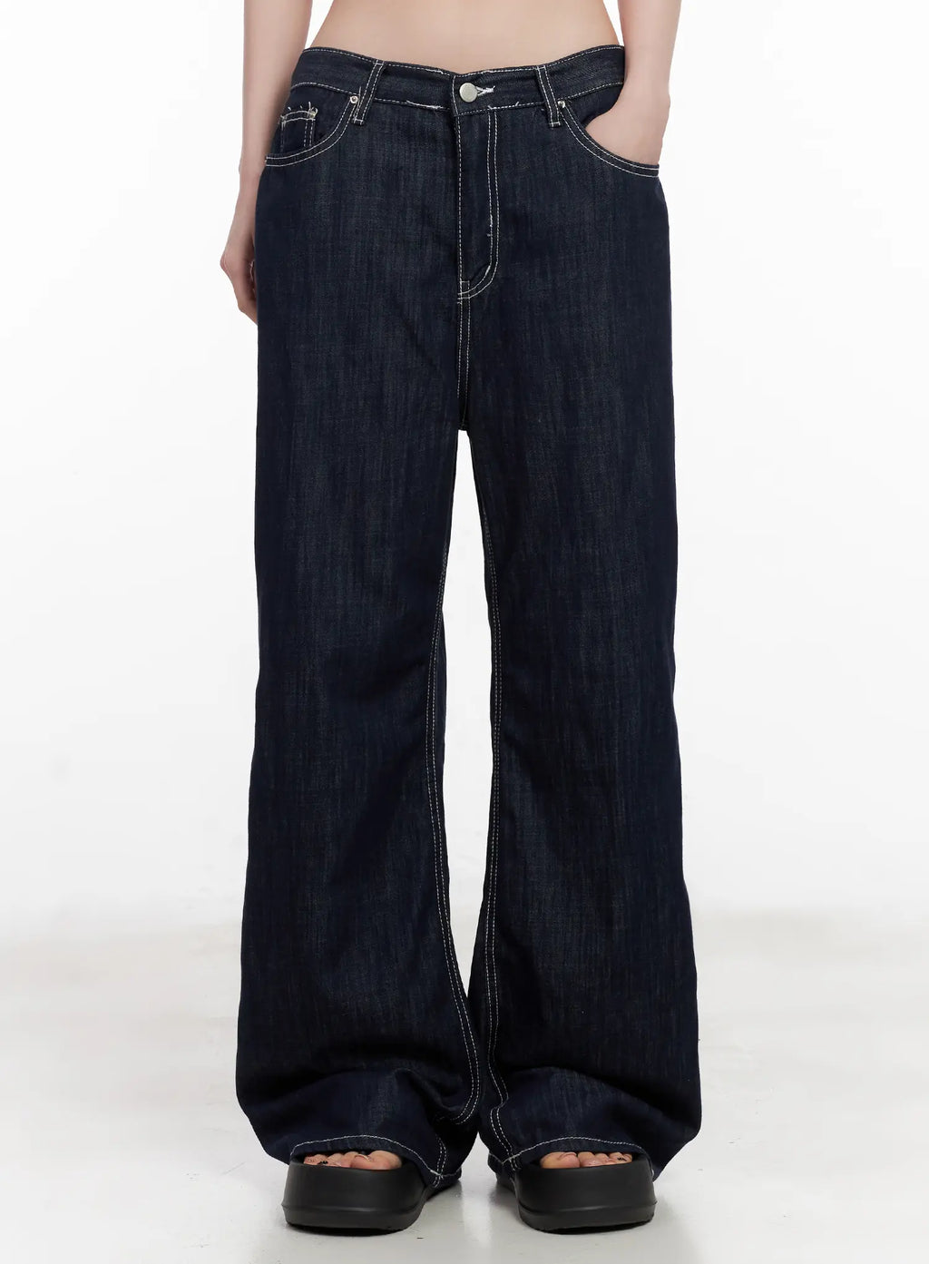 Miyeon Wide-Leg Denim Jeans CL501