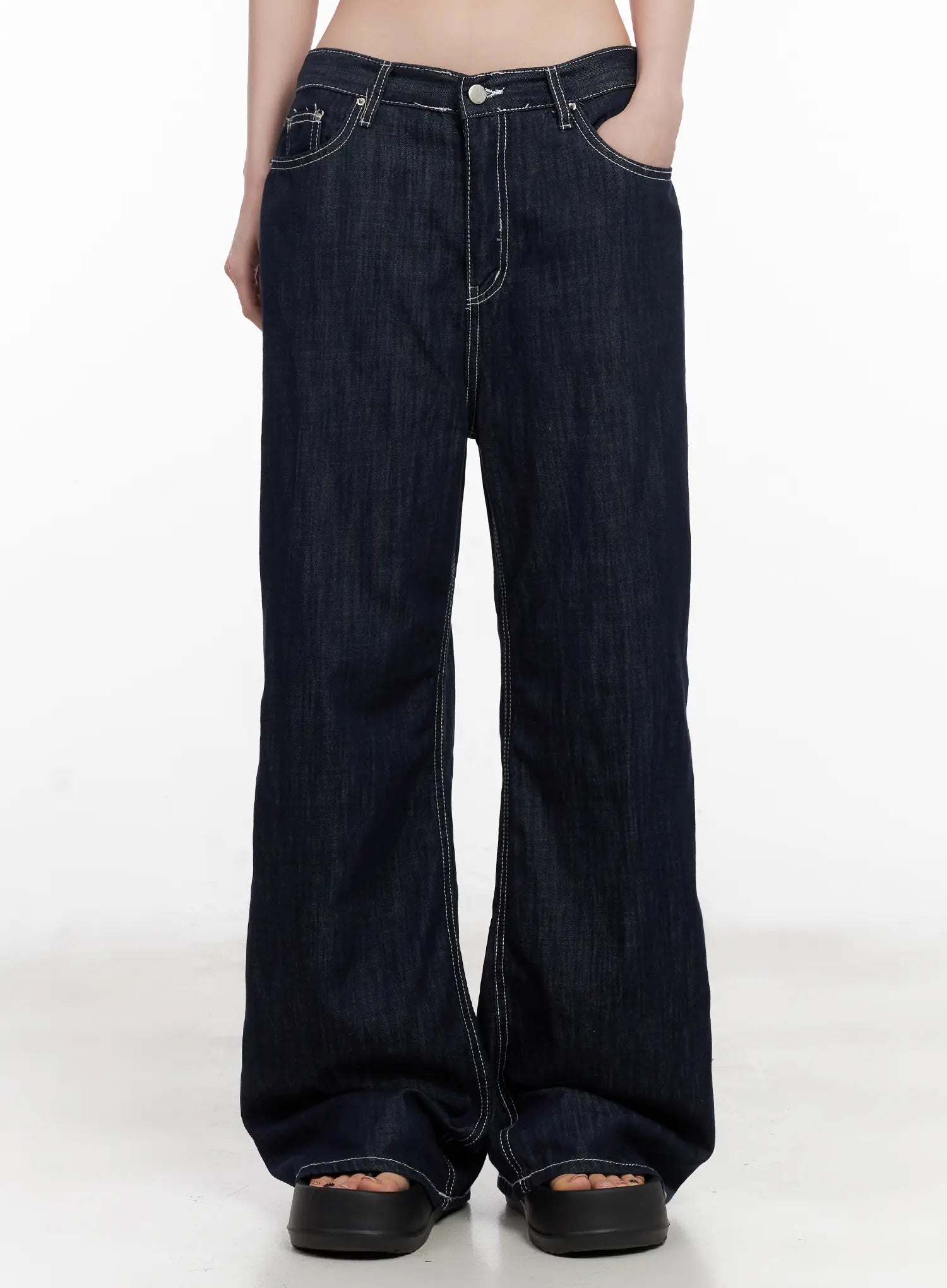 Miyeon Wide-Leg Denim Jeans CL501
