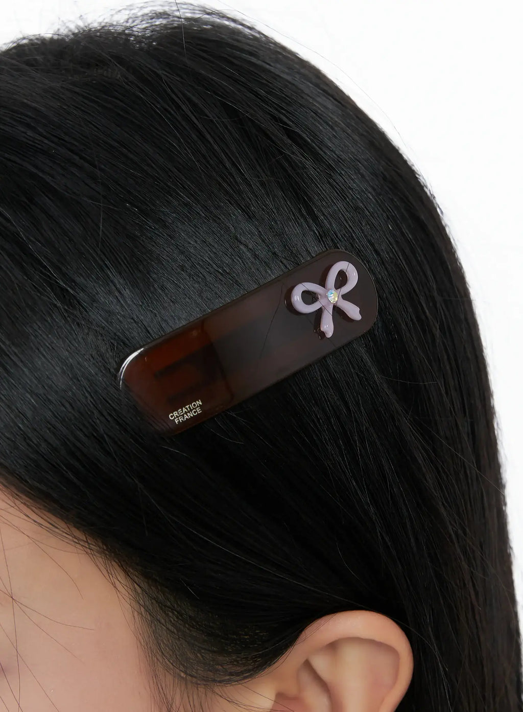 Round Square Ribbon Hairpin CO503