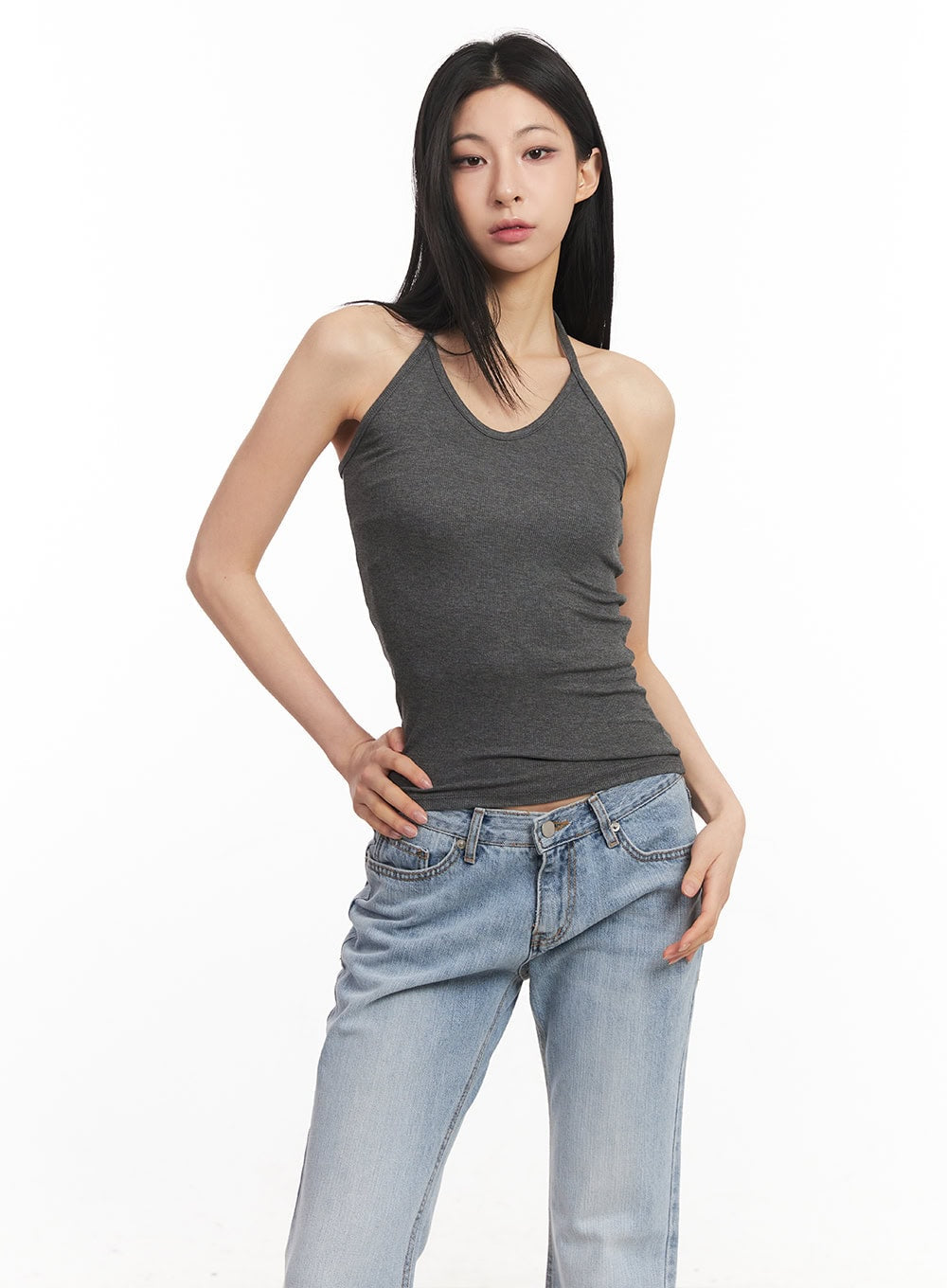 Essential Halter-Neck Cami Top CA516