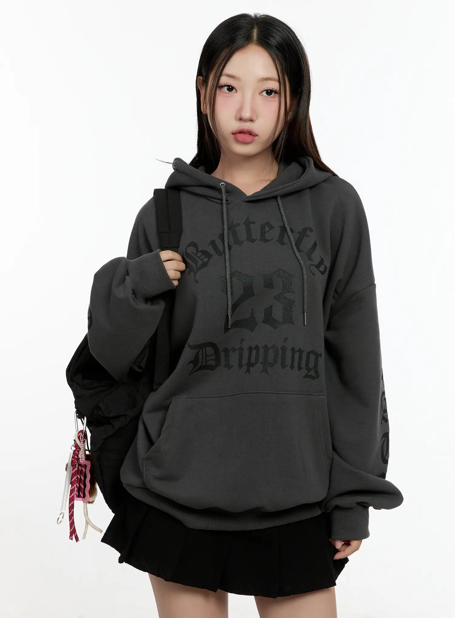 Oversized "Butterfly" Graphic Hoodie CG501