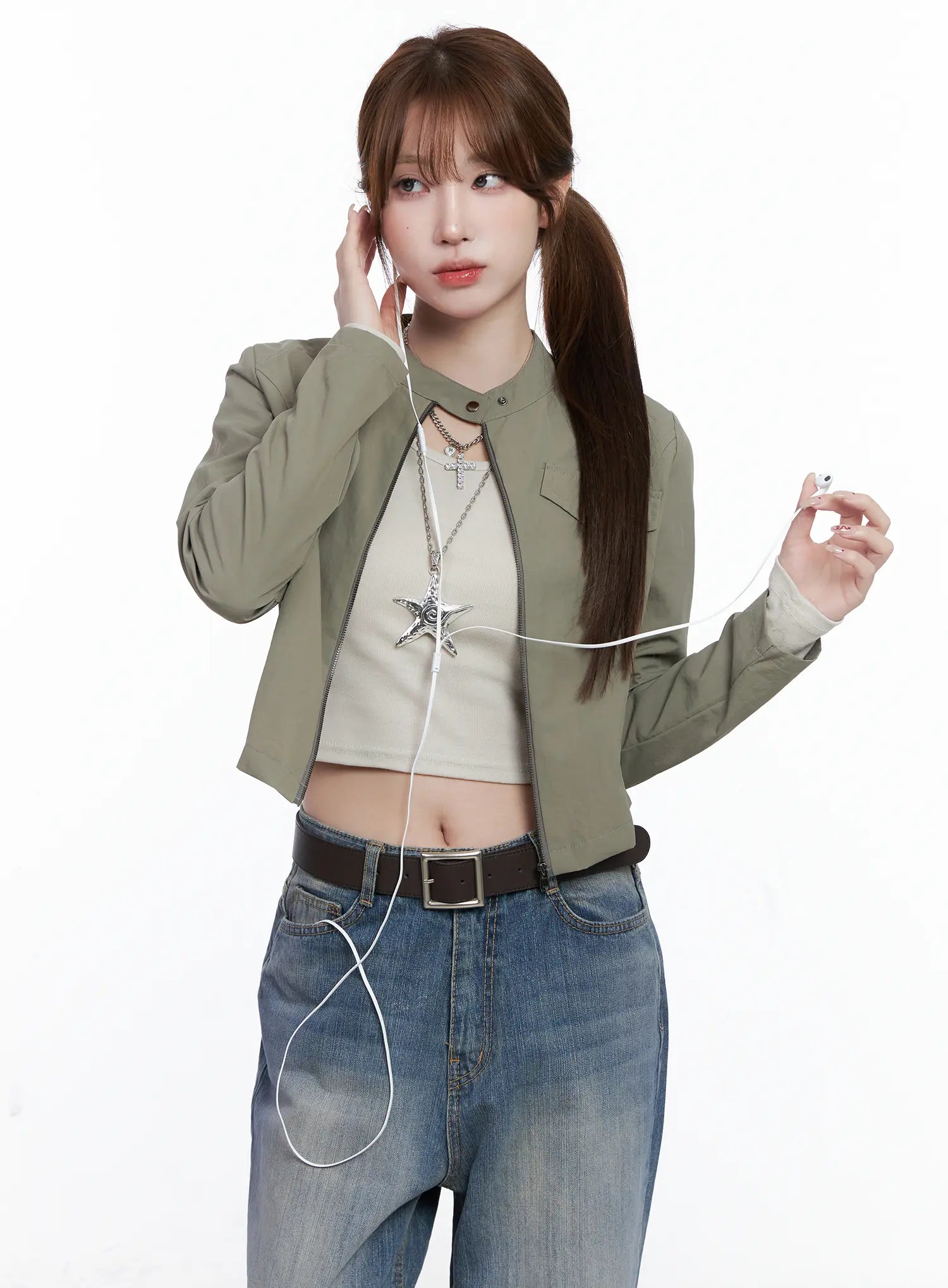 Slim Fit Biker Jacket CG529