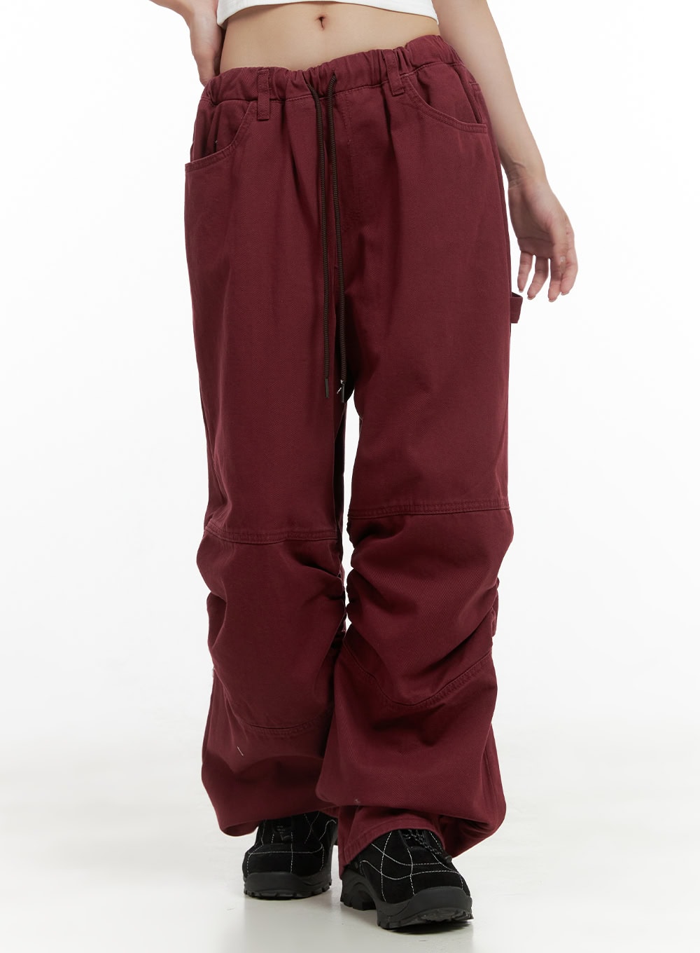 Shirred Cotton Banded Pants (UNISEX) CG420