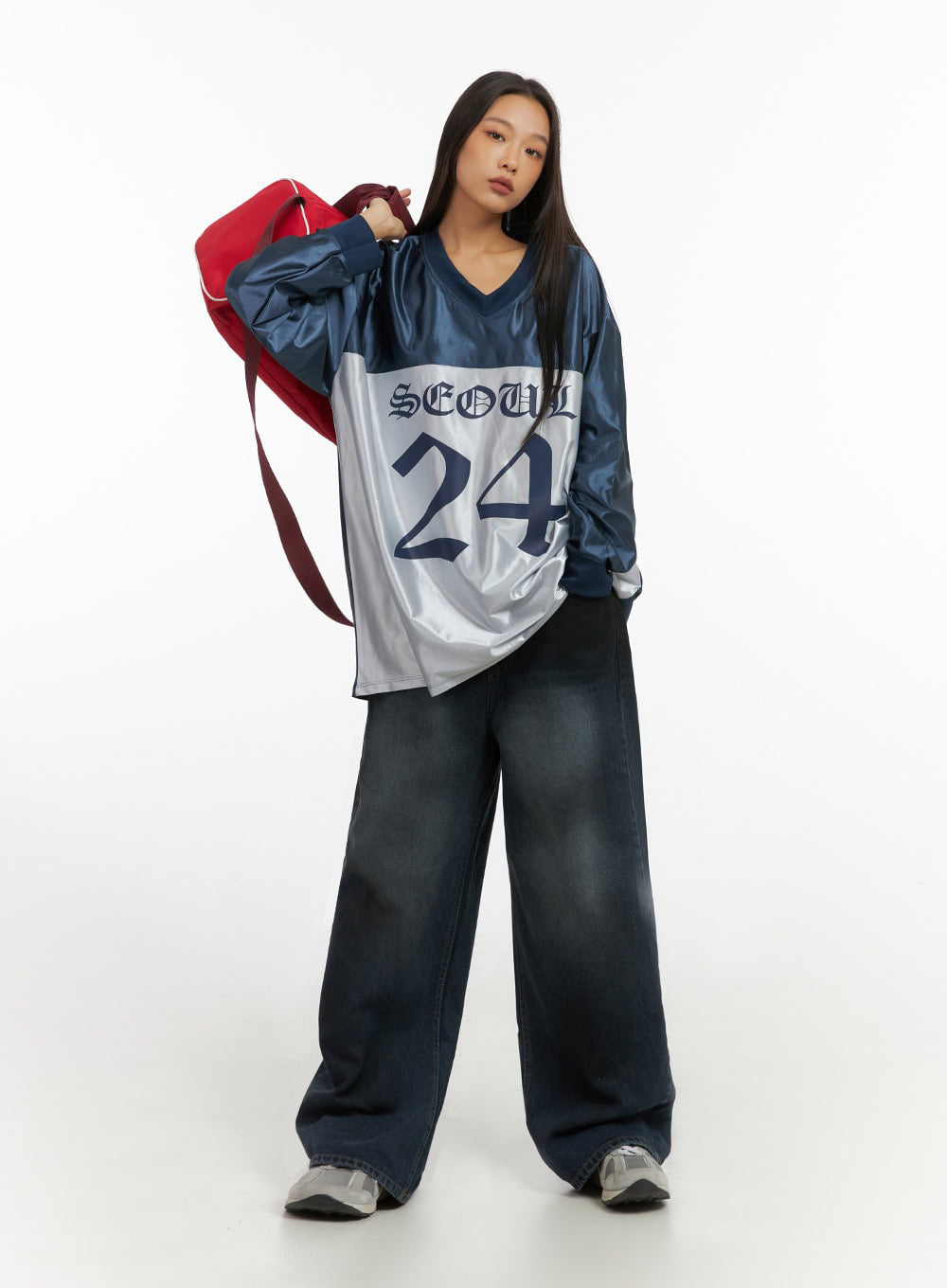 Imogen WashedSky Loose-Fit Denim IO409