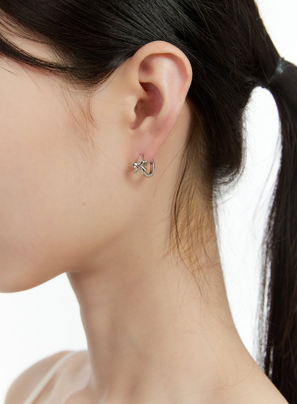 Single Ribbon Earrings IG406
