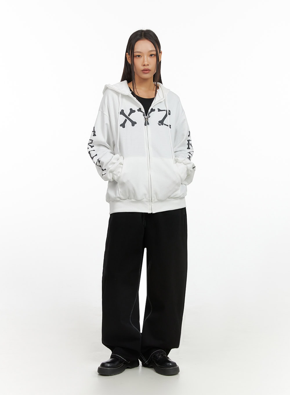 Isis Stitched Wide Jeans IS427