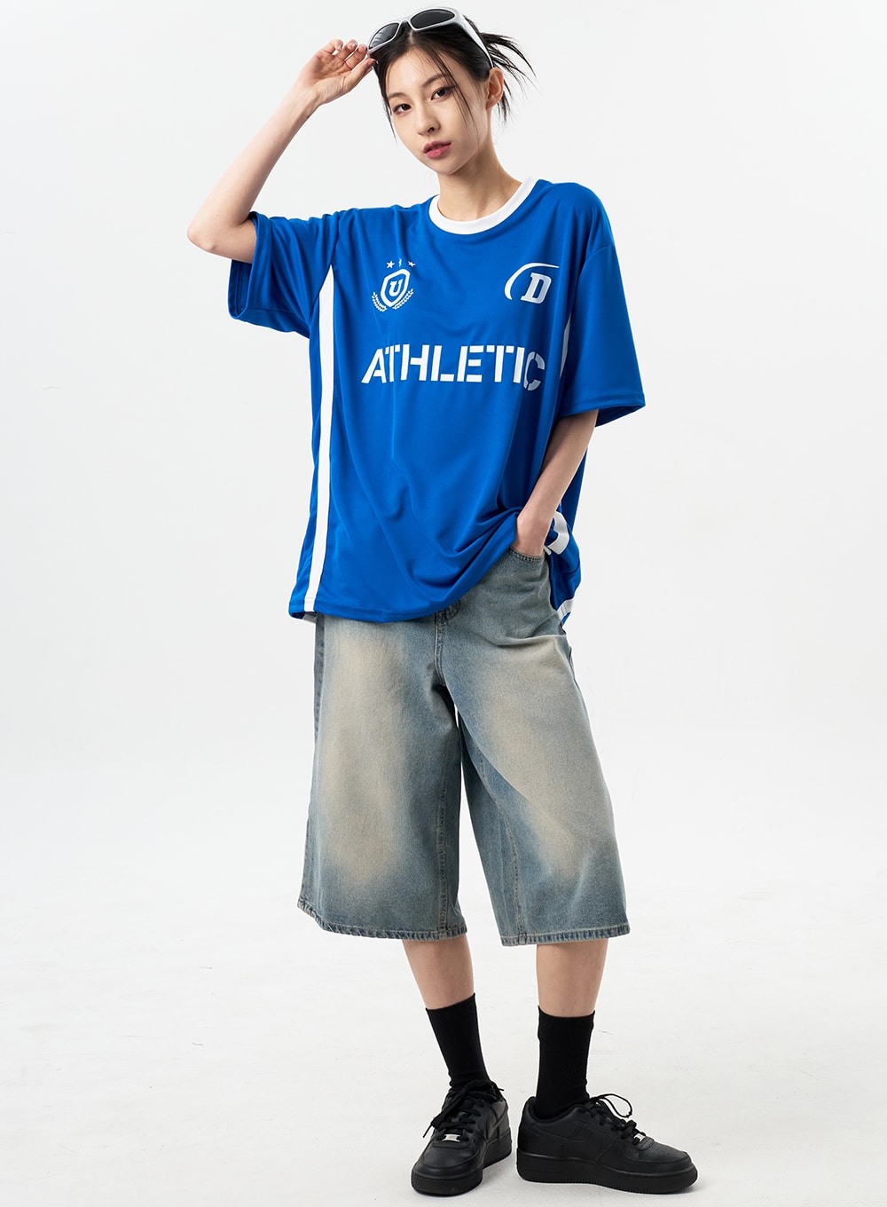 Oversized Bermuda Pants CY311