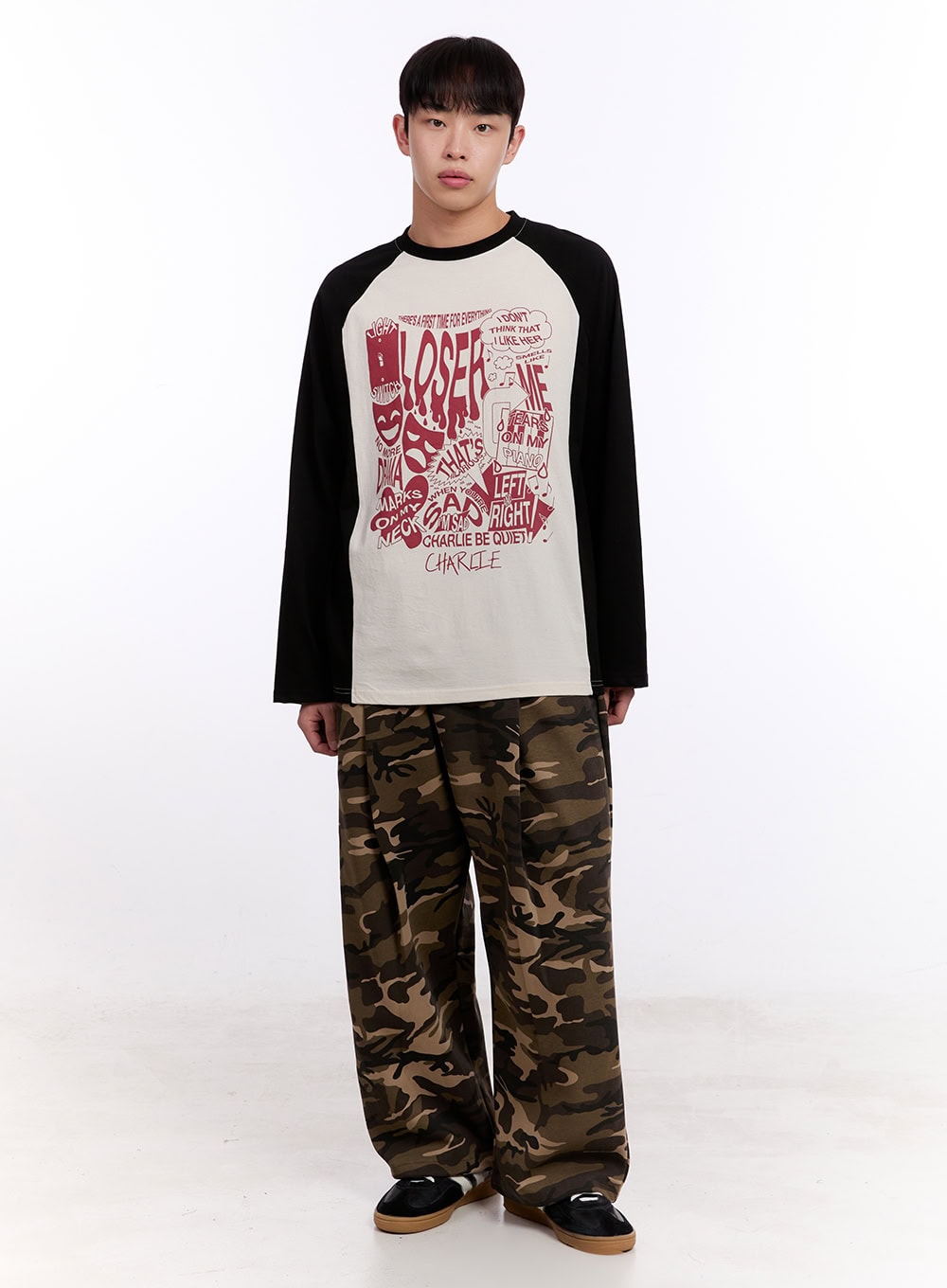 Men's Camo Wide-Fit Pants IM512