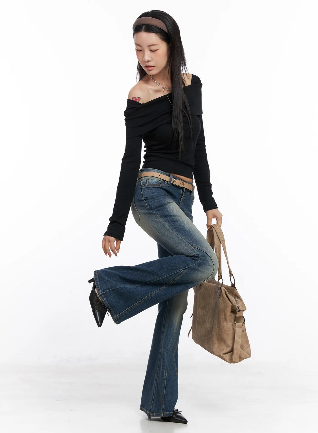 Sylvie Flared Denim Jeans CC1809