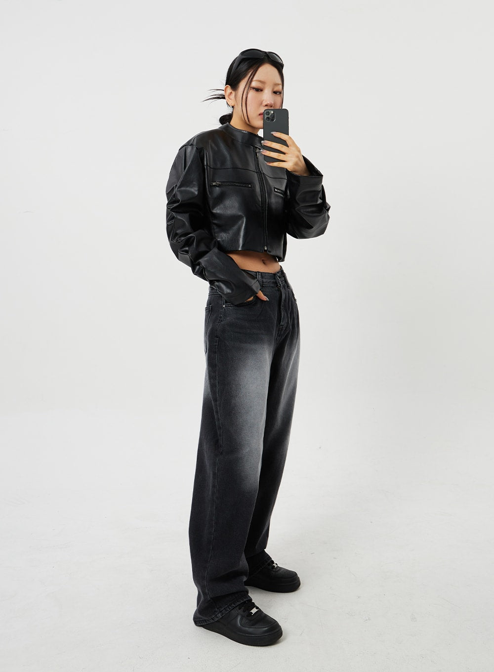 Mid-Rise Baggy Jeans CF328