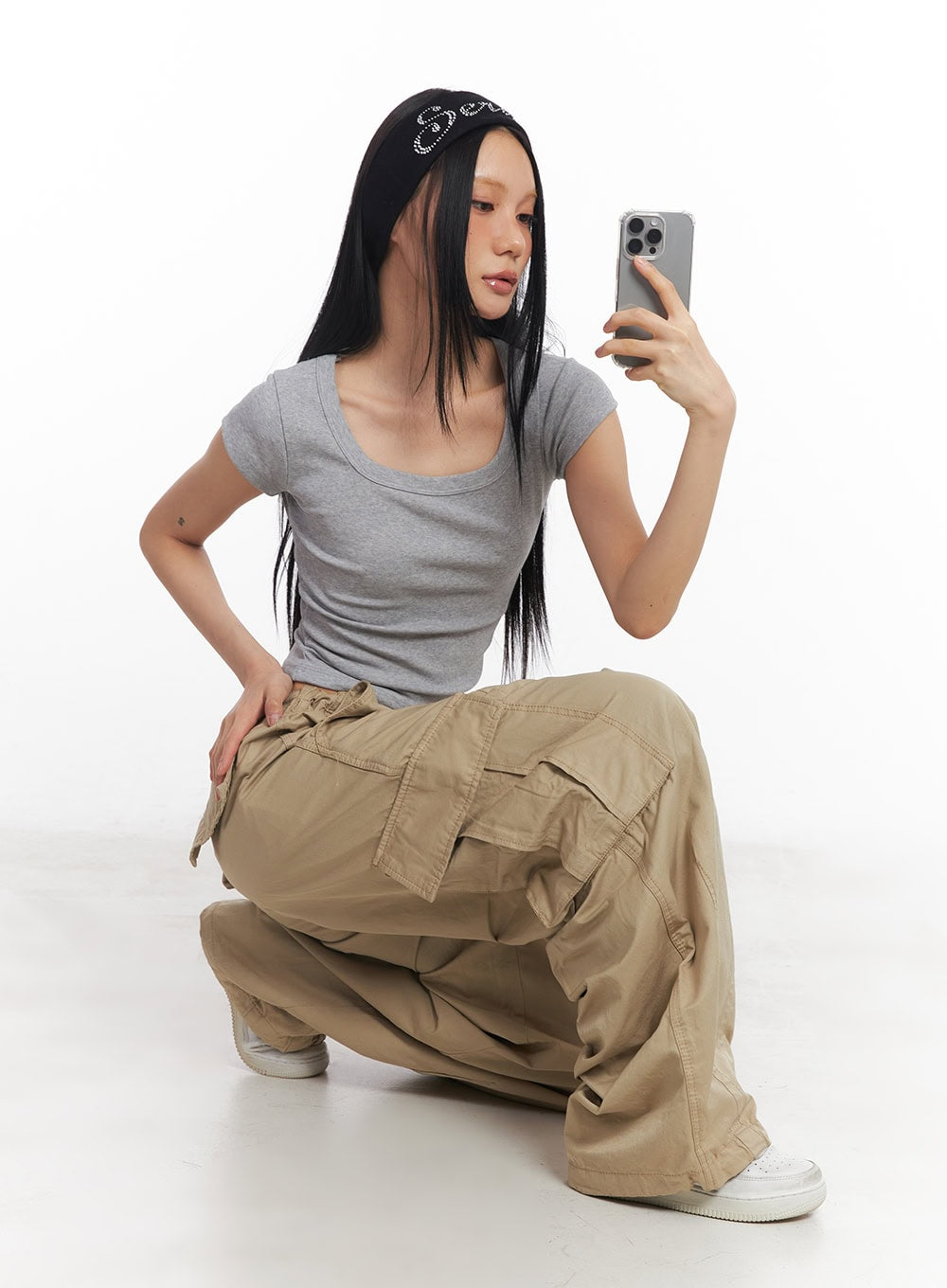 Essential U-Neck Crop Top CY528