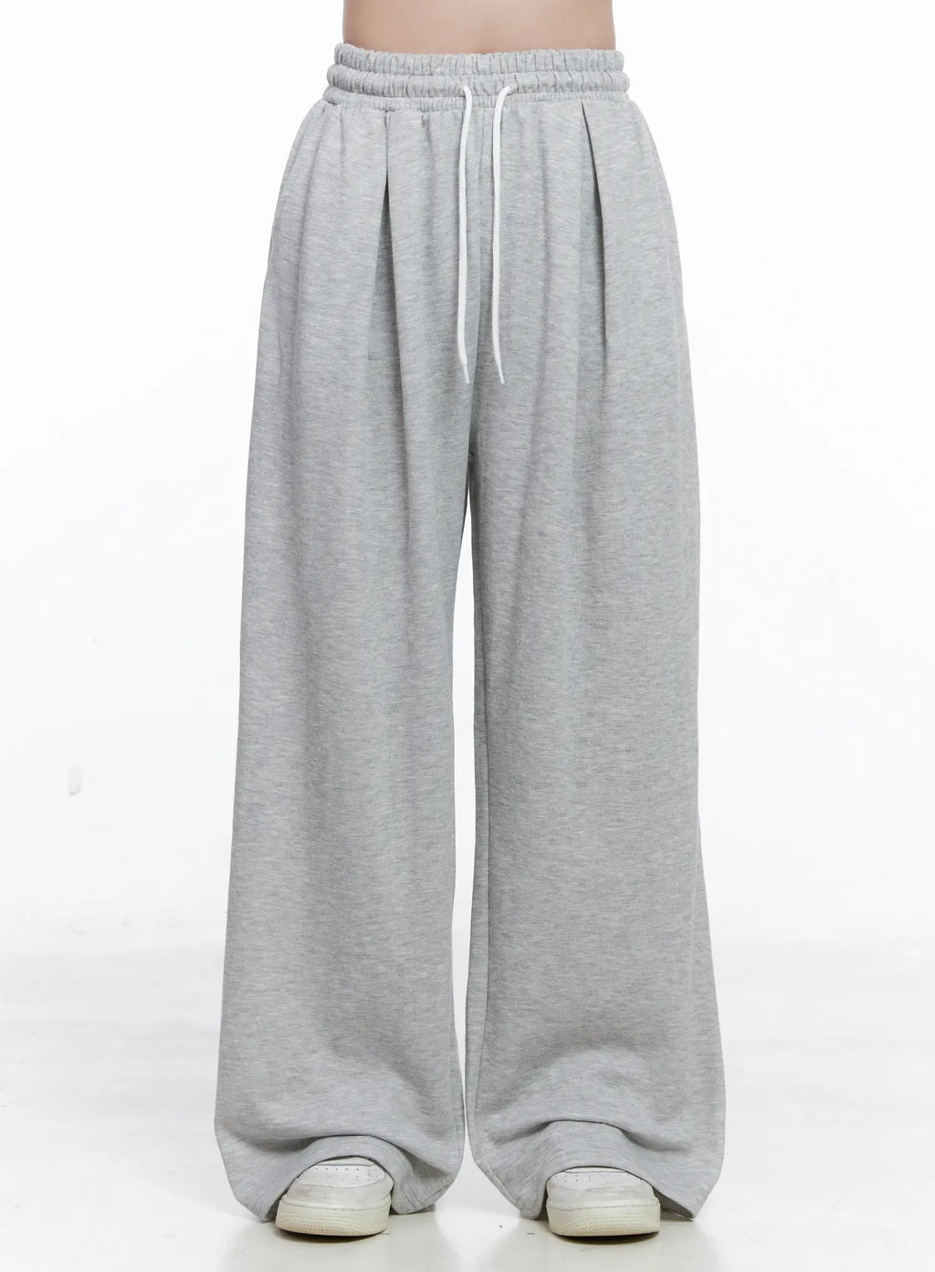 Pintuck Wide-Leg Sweatpants CS519