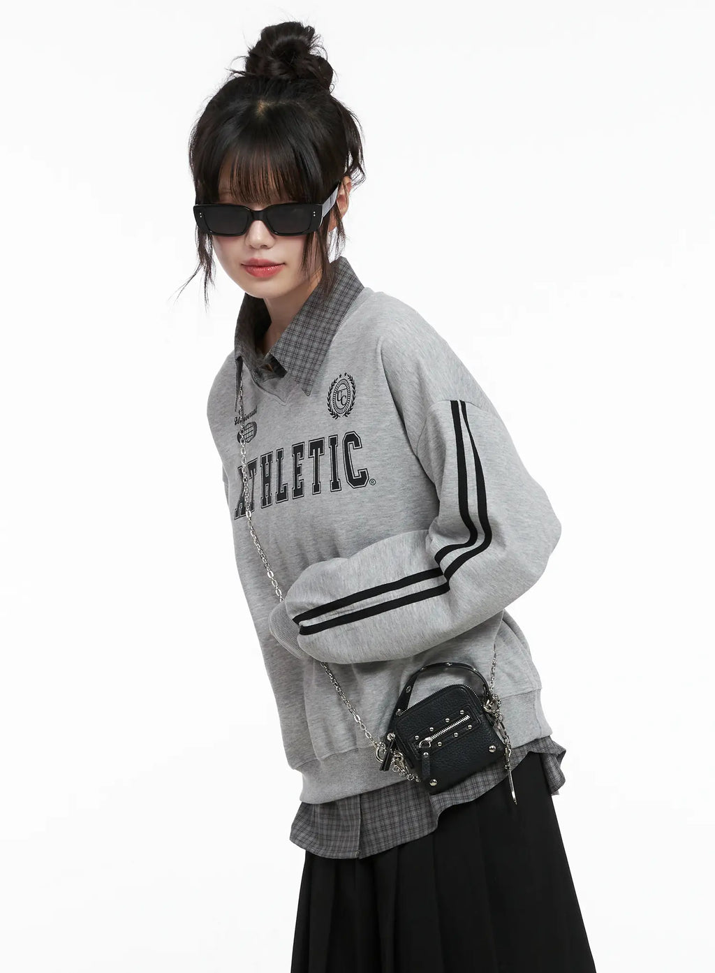 Athletic V-Neck Sweatshirt CG515