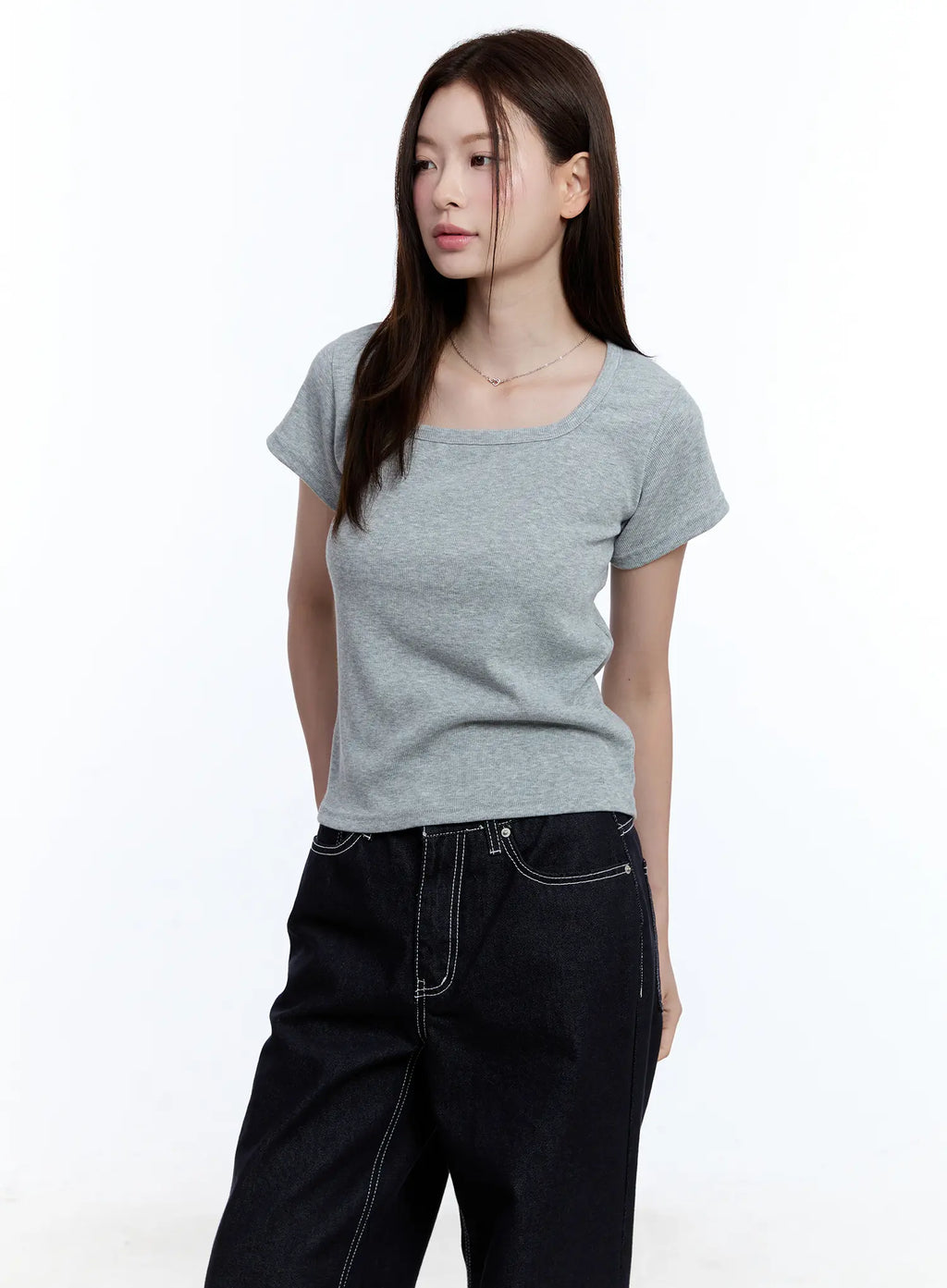 Essential Square Neck Tee CU513