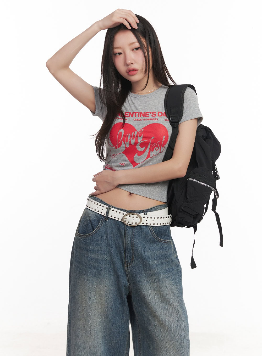 Slim-Fit Graphic Top  CA525