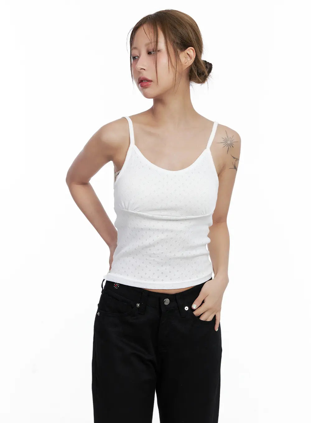 Shirred Tank Top CL511
